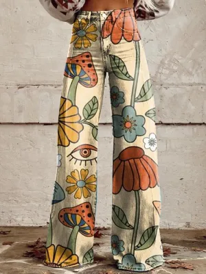 Giada | Boho Wide-Leg Pants