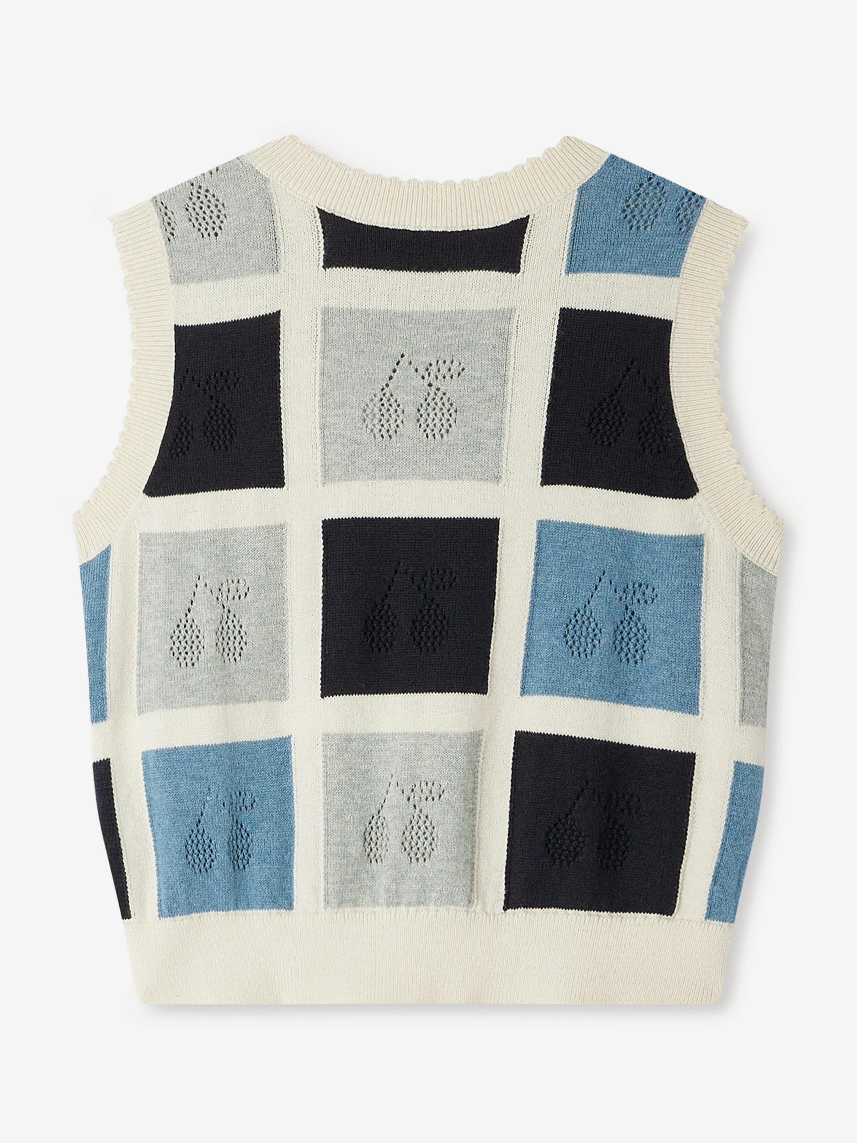 Girls Elda Sweater Vest in Multicolour