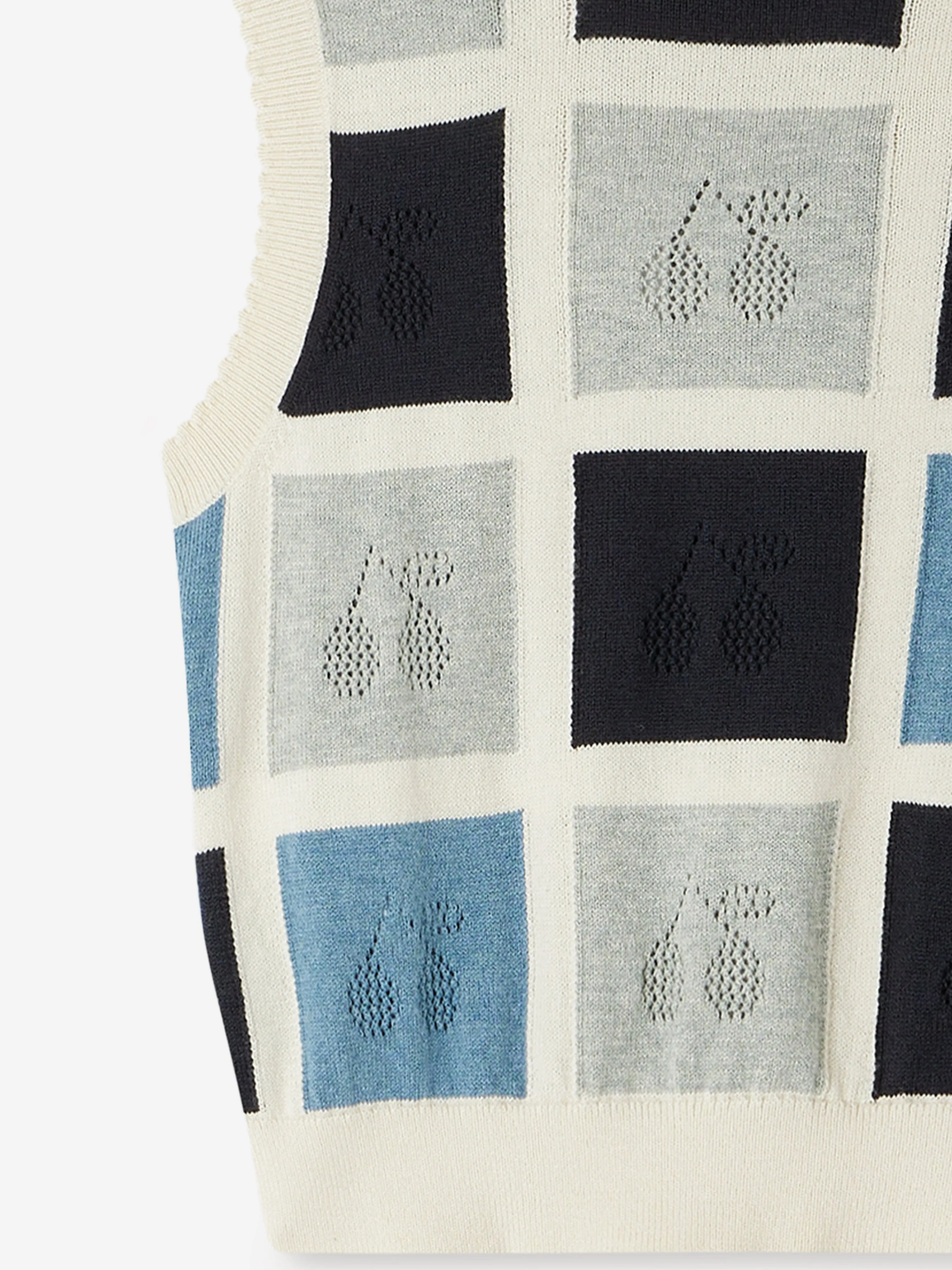 Girls Elda Sweater Vest in Multicolour