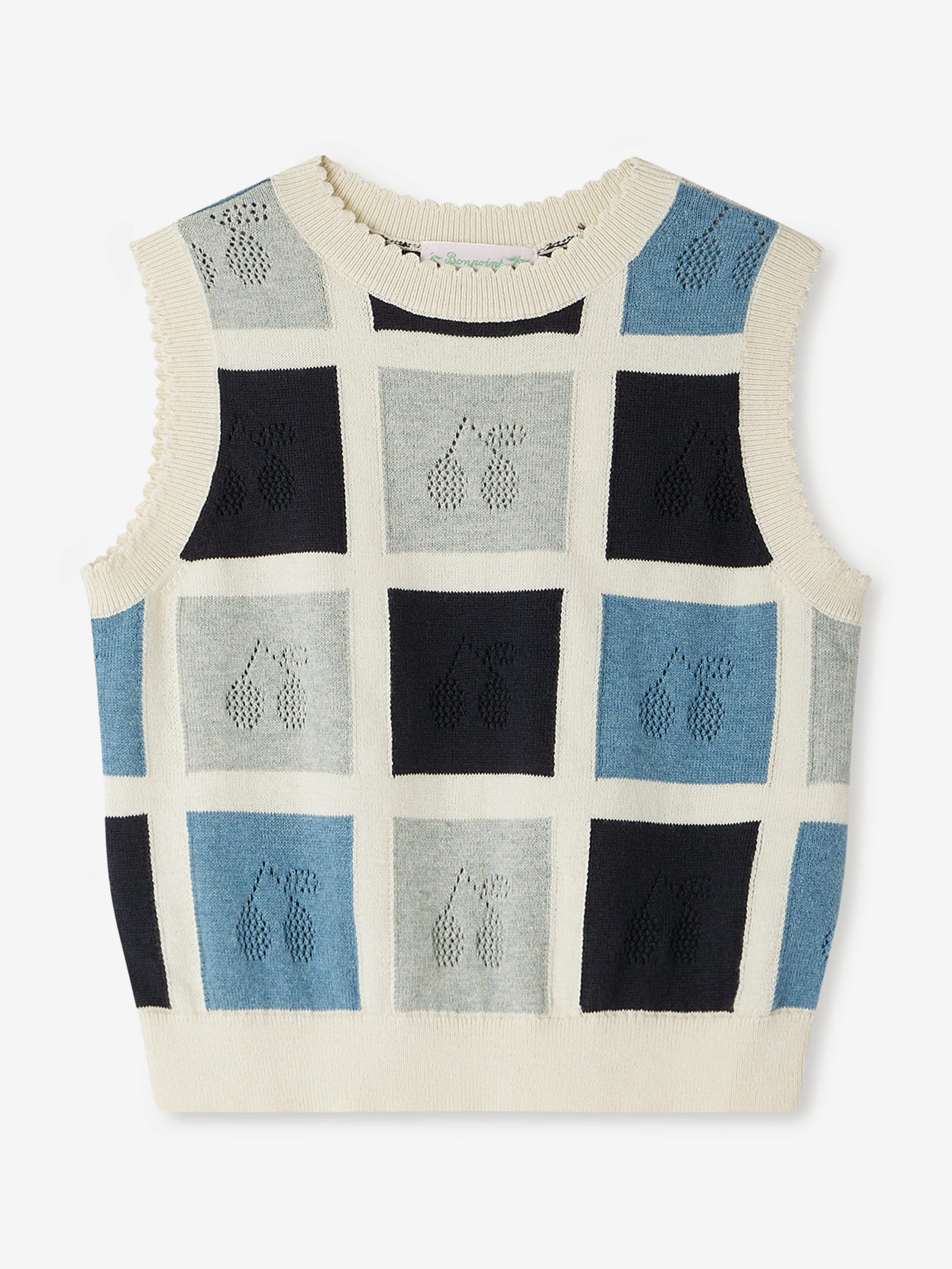 Girls Elda Sweater Vest in Multicolour