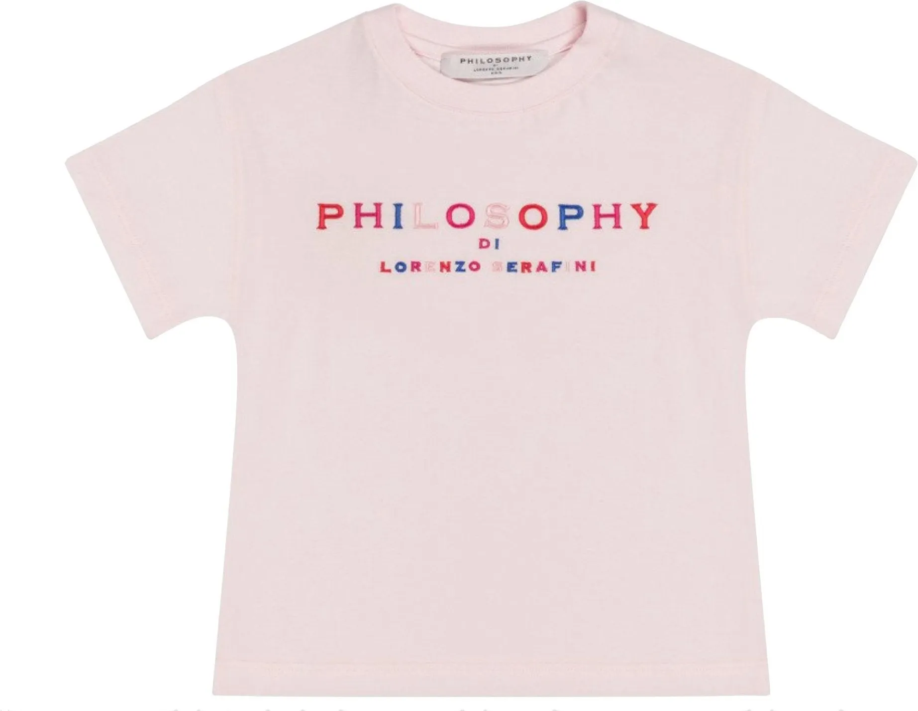 Girls Pink Multi Logo T-shirt