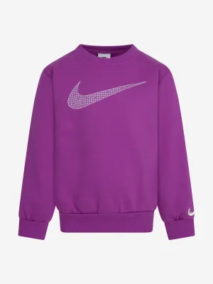 Girls Shine Sweatshirt in Purple