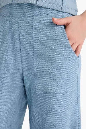 Girls Wide Wide Wide Paddle Waisted Rubber Tracksuit