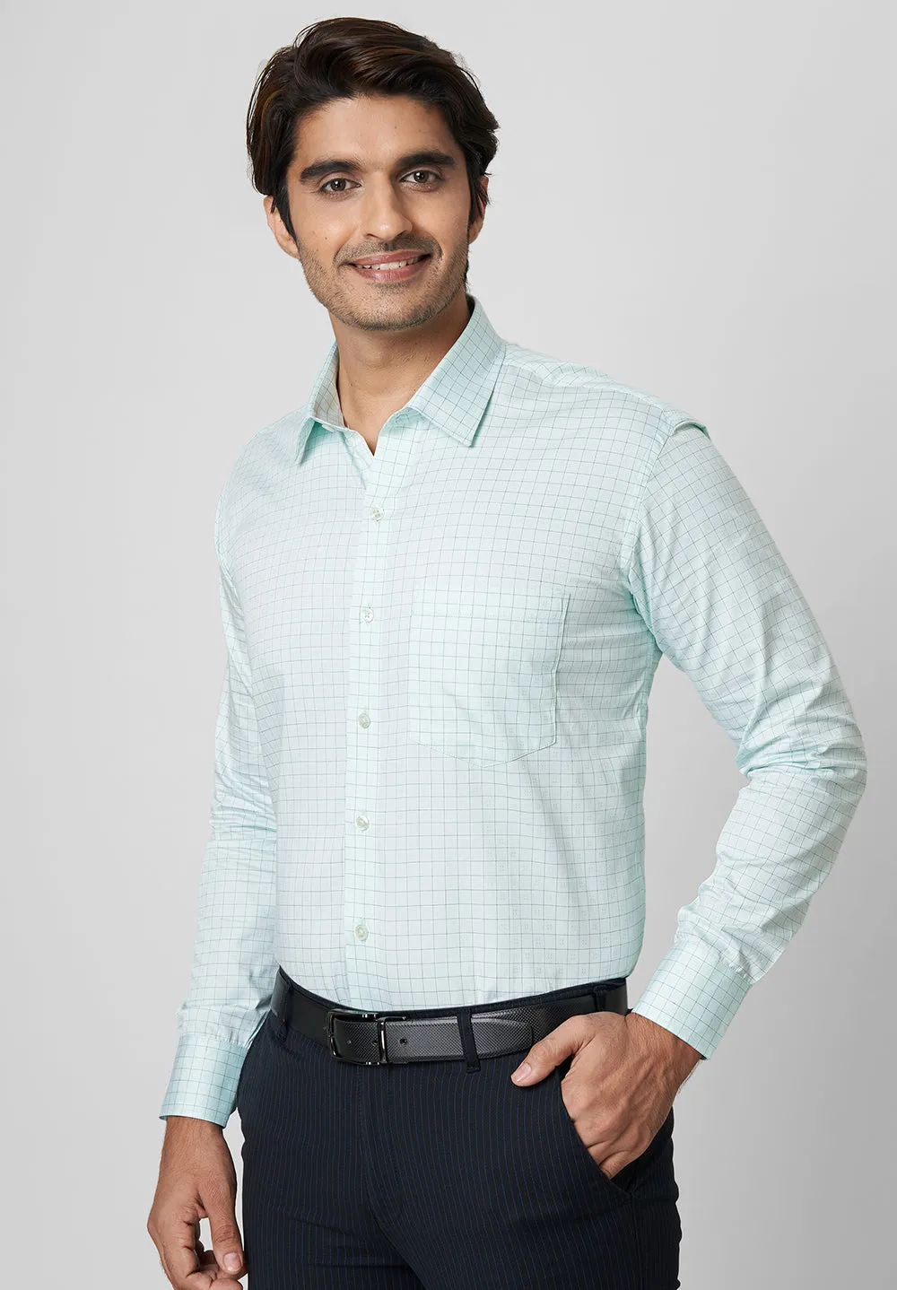 Giza Pure Cotton Formal-Regular Fit Shirt - 39091