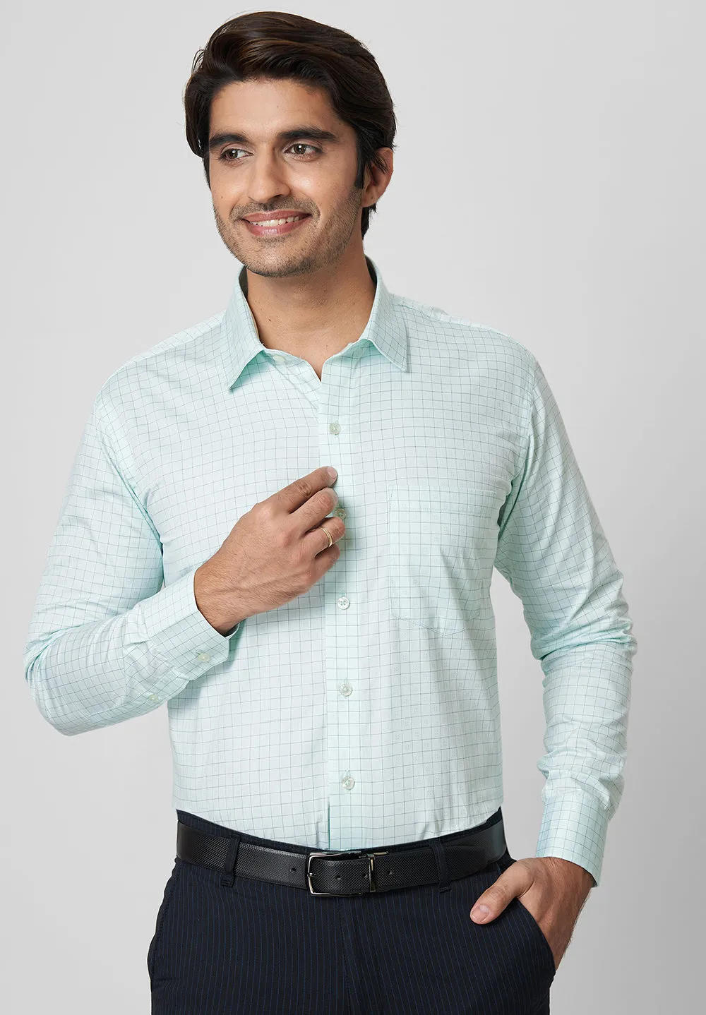 Giza Pure Cotton Formal-Regular Fit Shirt - 39091