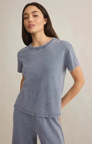 Go To Denim Tee-Medium Indigo