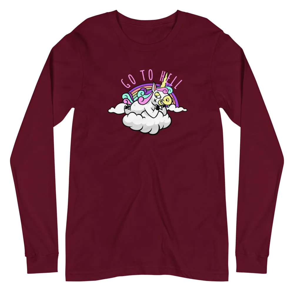 Go to hell Unisex Long Sleeve Tee