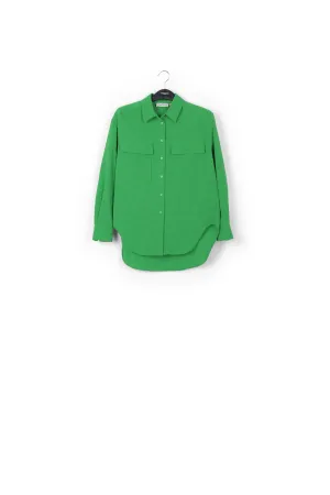 Green oversized shirt
