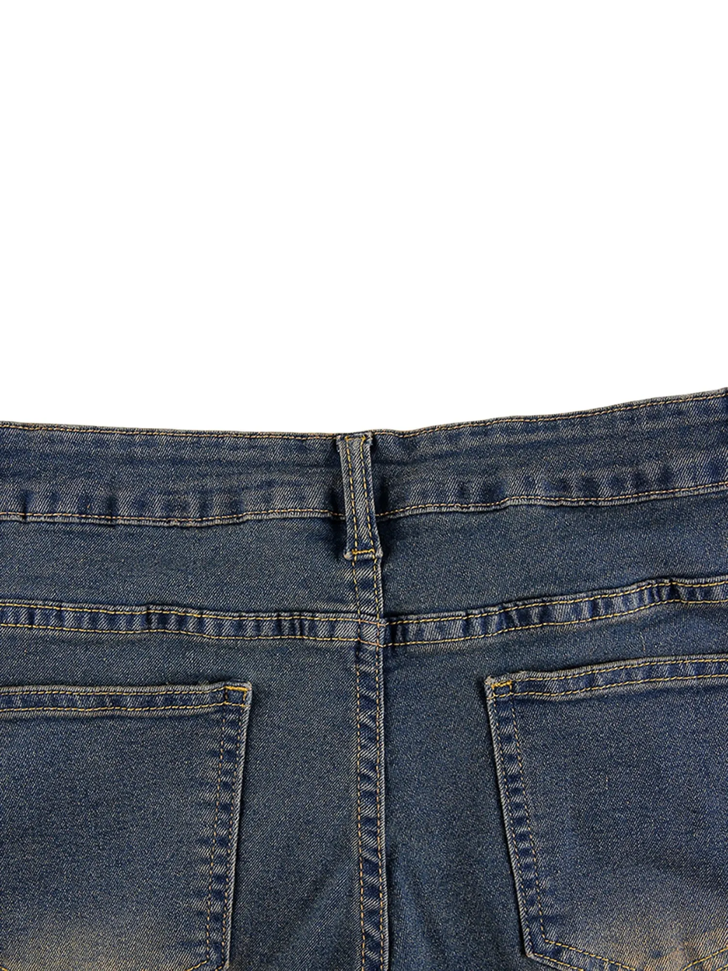 Grunge Fairycore Embroidered Jeans