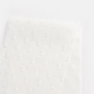 Hailspot Poly Georgette - White