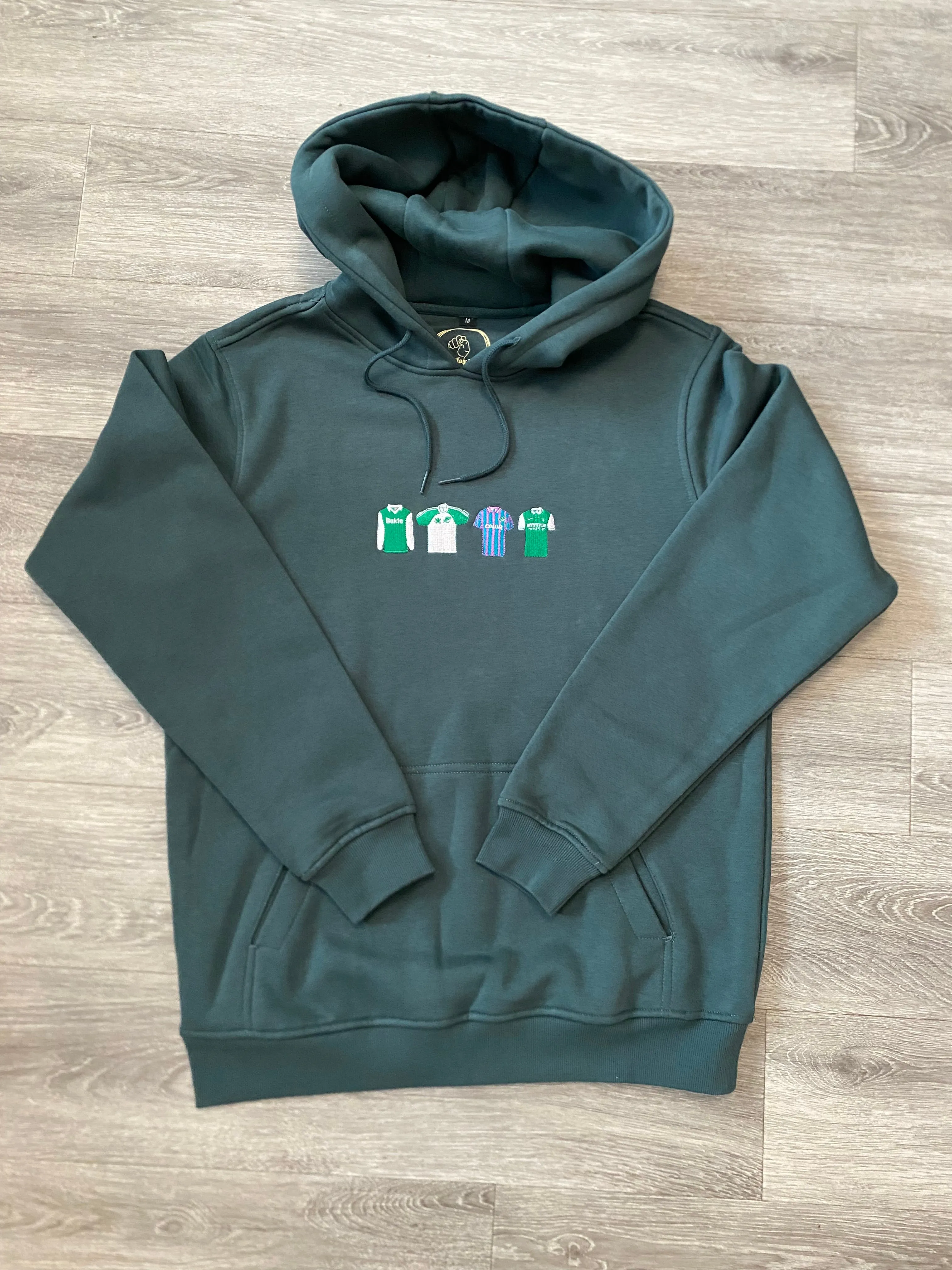 Hibs Retro Strips Hoodie