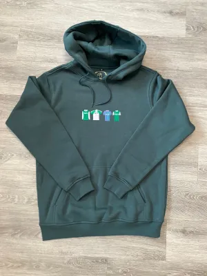 Hibs Retro Strips Hoodie