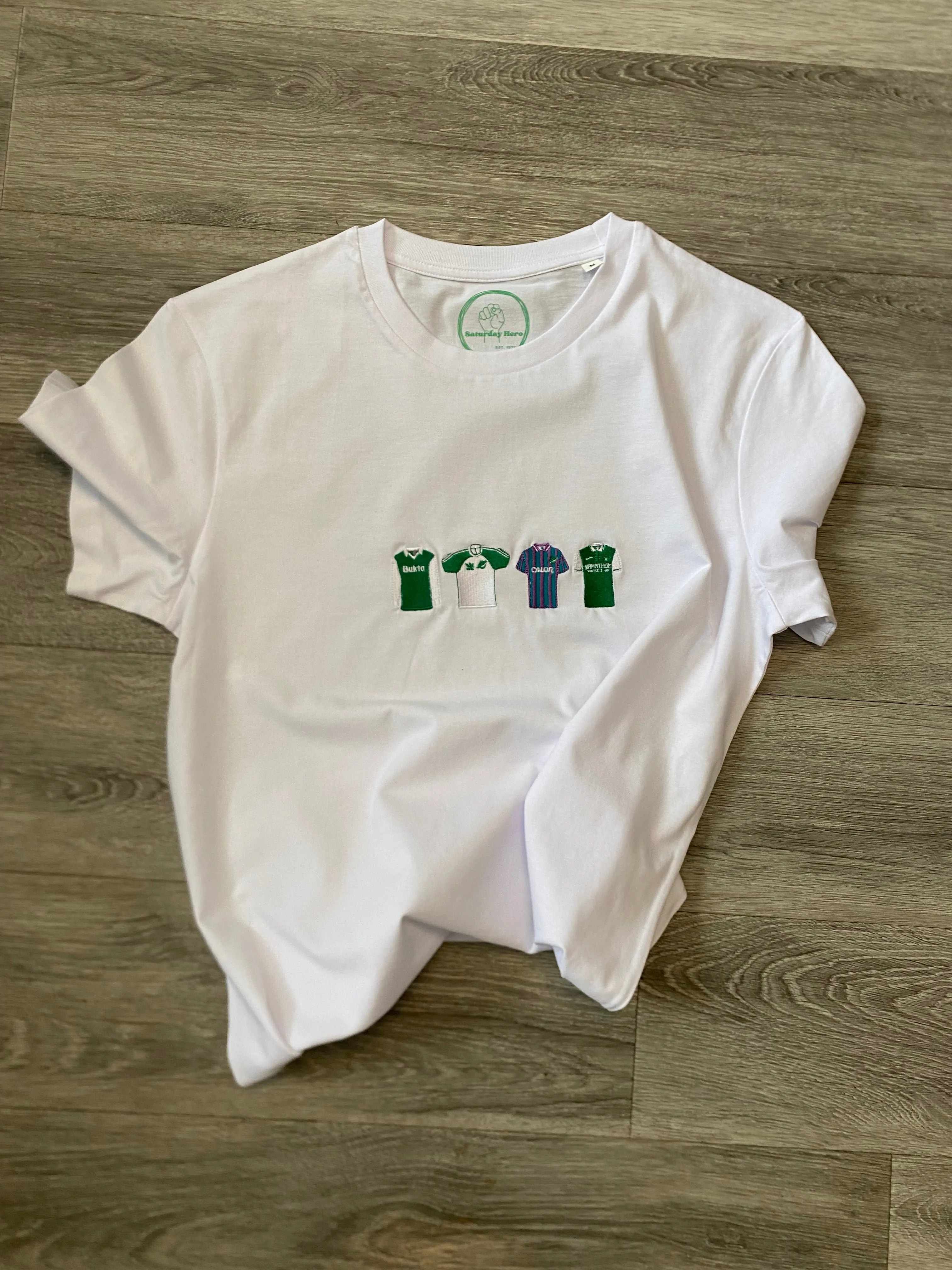 Hibs Retro Strips T-Shirt