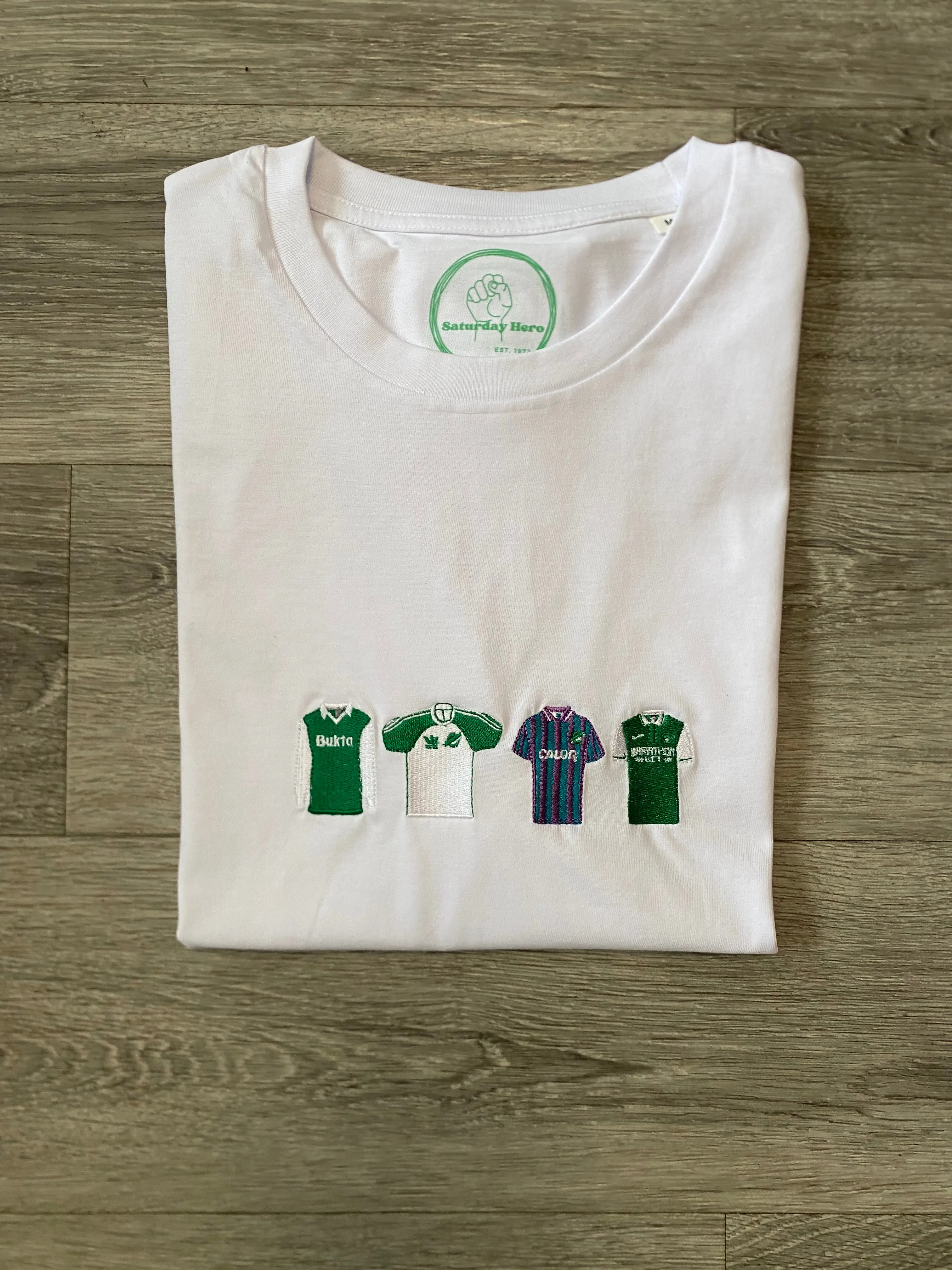 Hibs Retro Strips T-Shirt