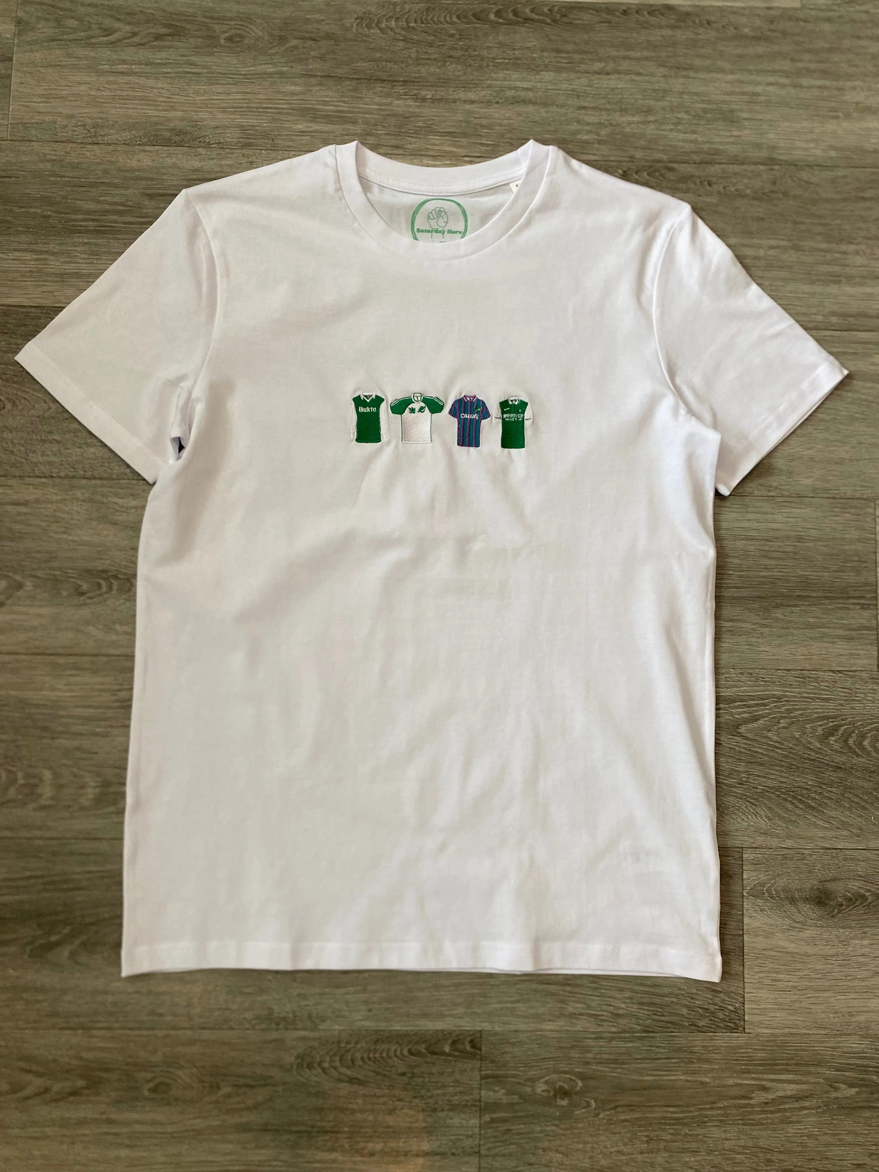 Hibs Retro Strips T-Shirt