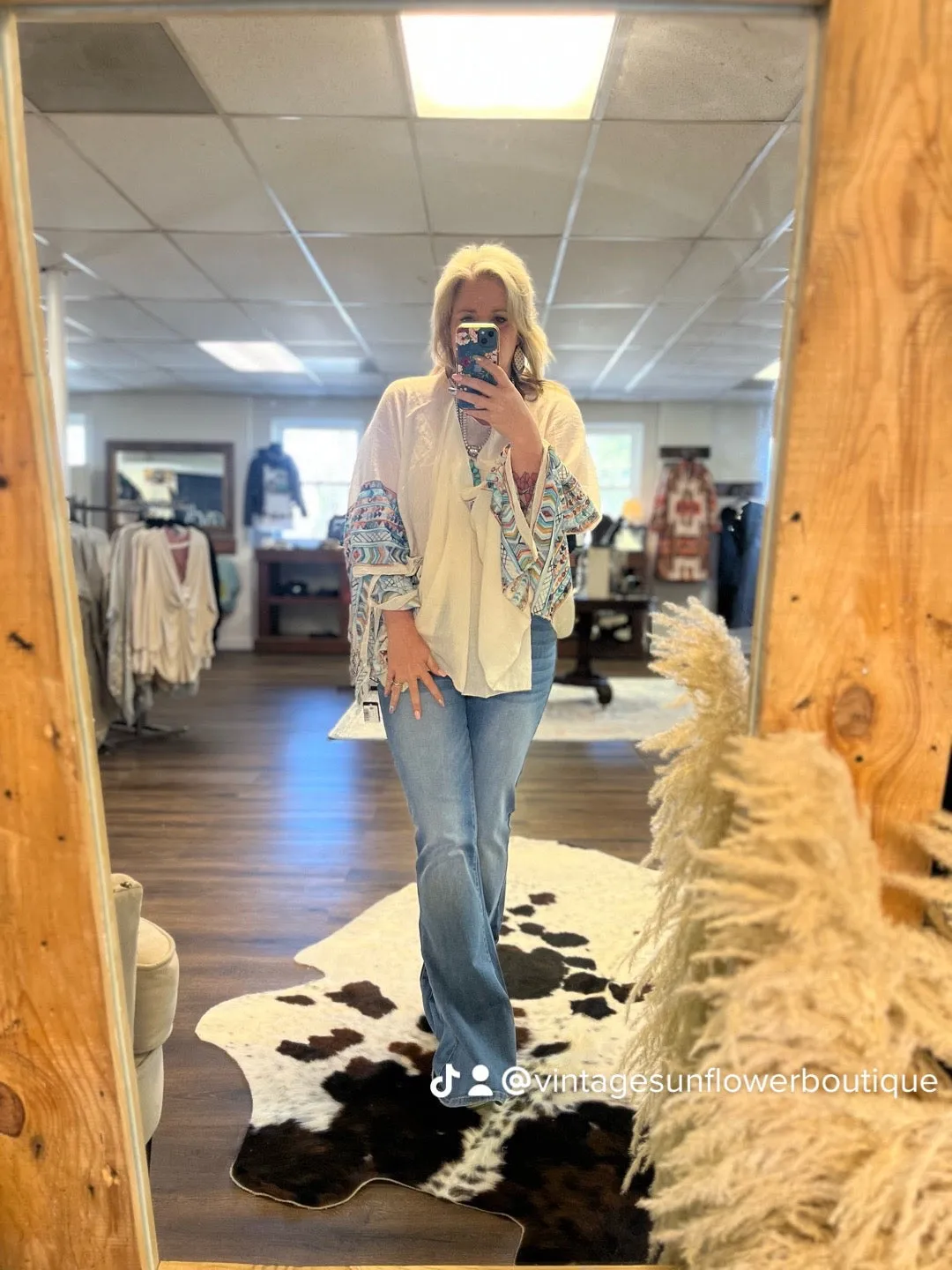 High Rise Flare Denim Jeans
