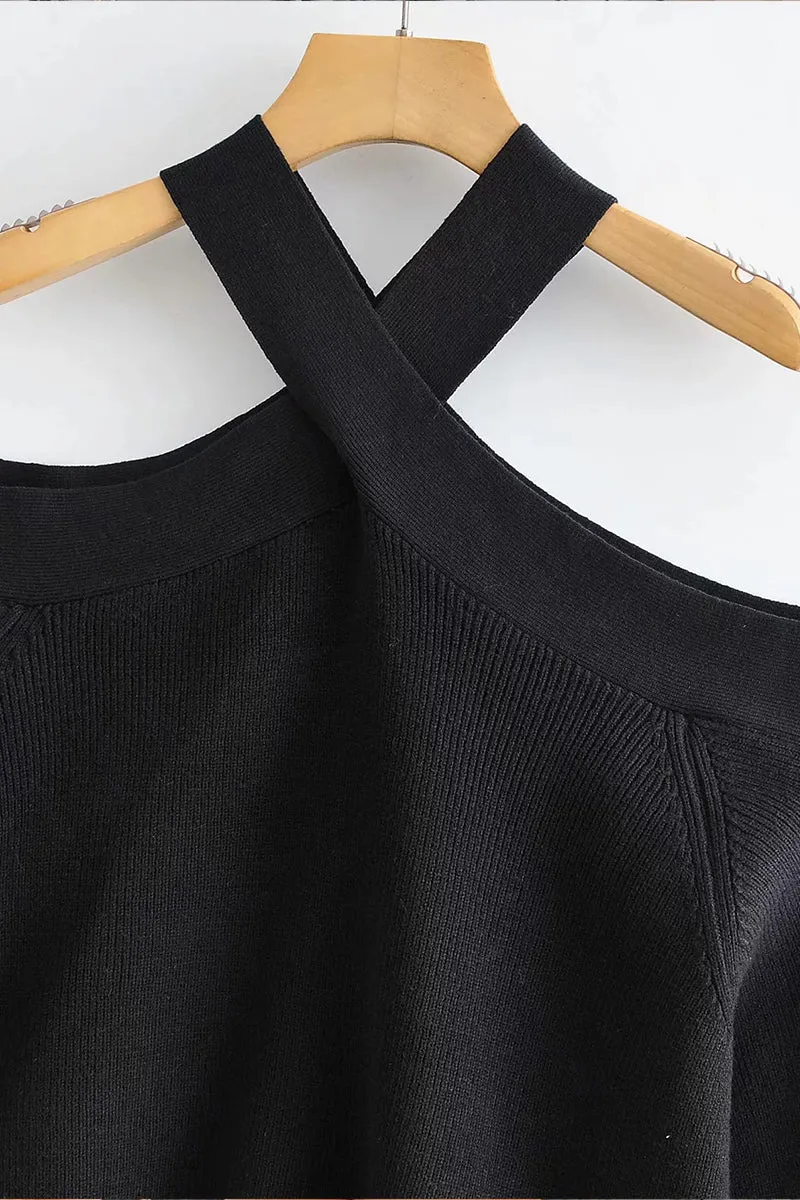 HWS1112 Crossroads Cutout Sweater