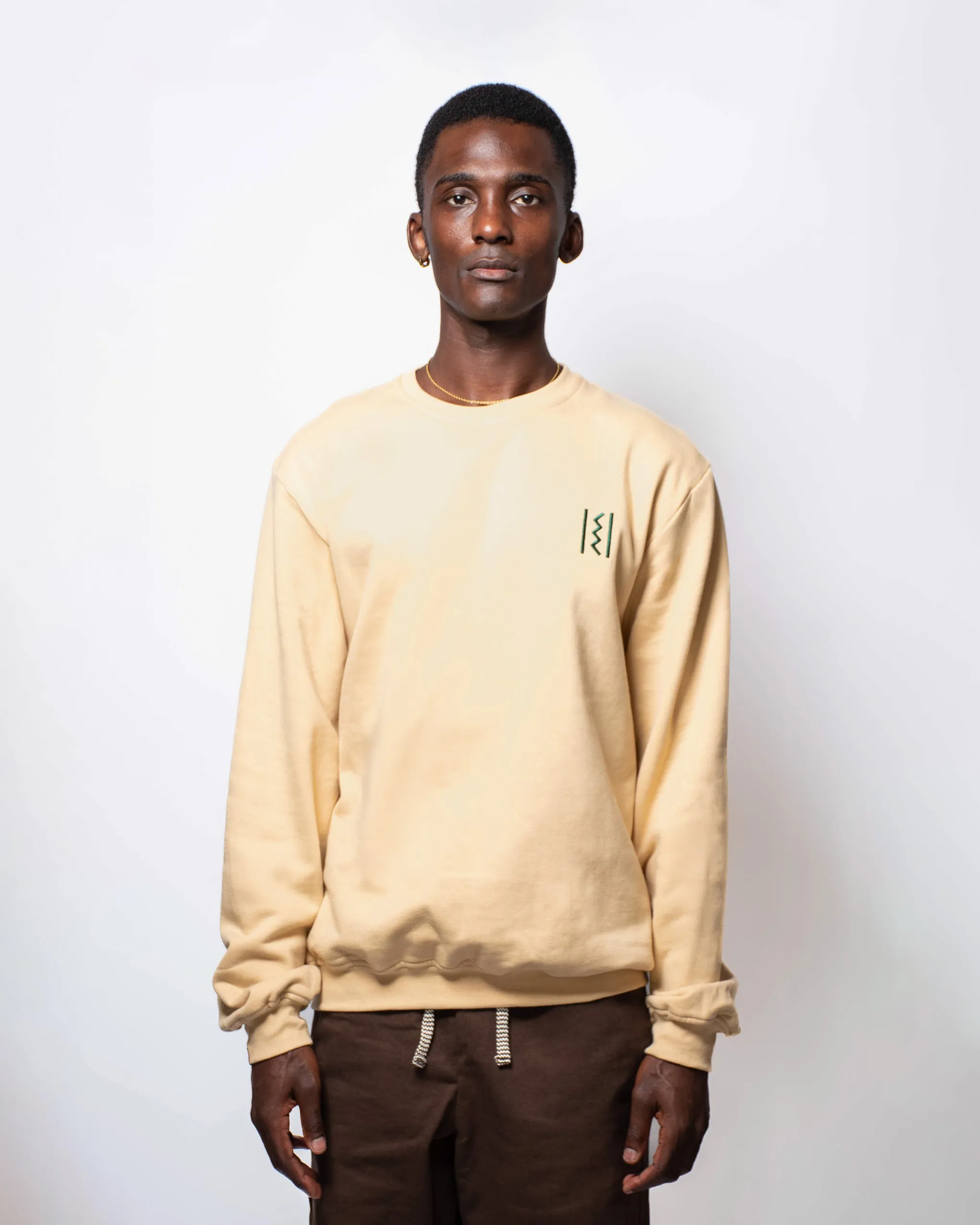 Icon Beige Crewneck