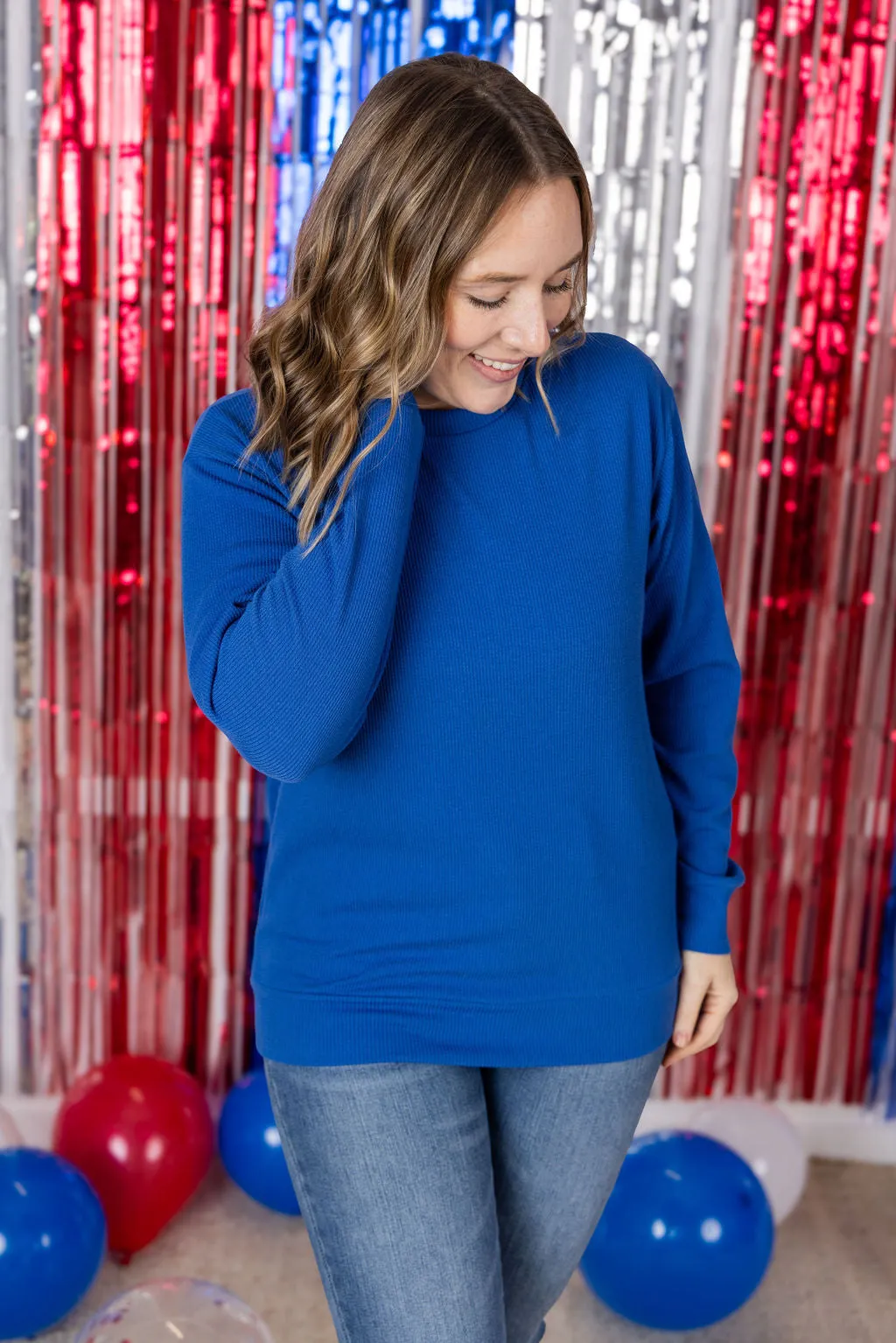 IN PRODUCTION America Pullover - Blue