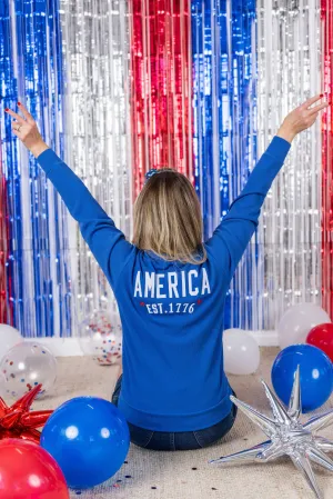 IN PRODUCTION America Pullover - Blue