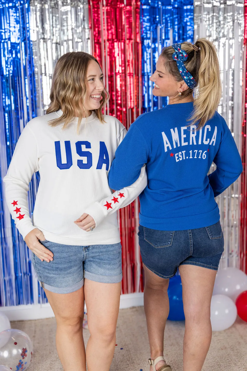 IN PRODUCTION America Pullover - Blue
