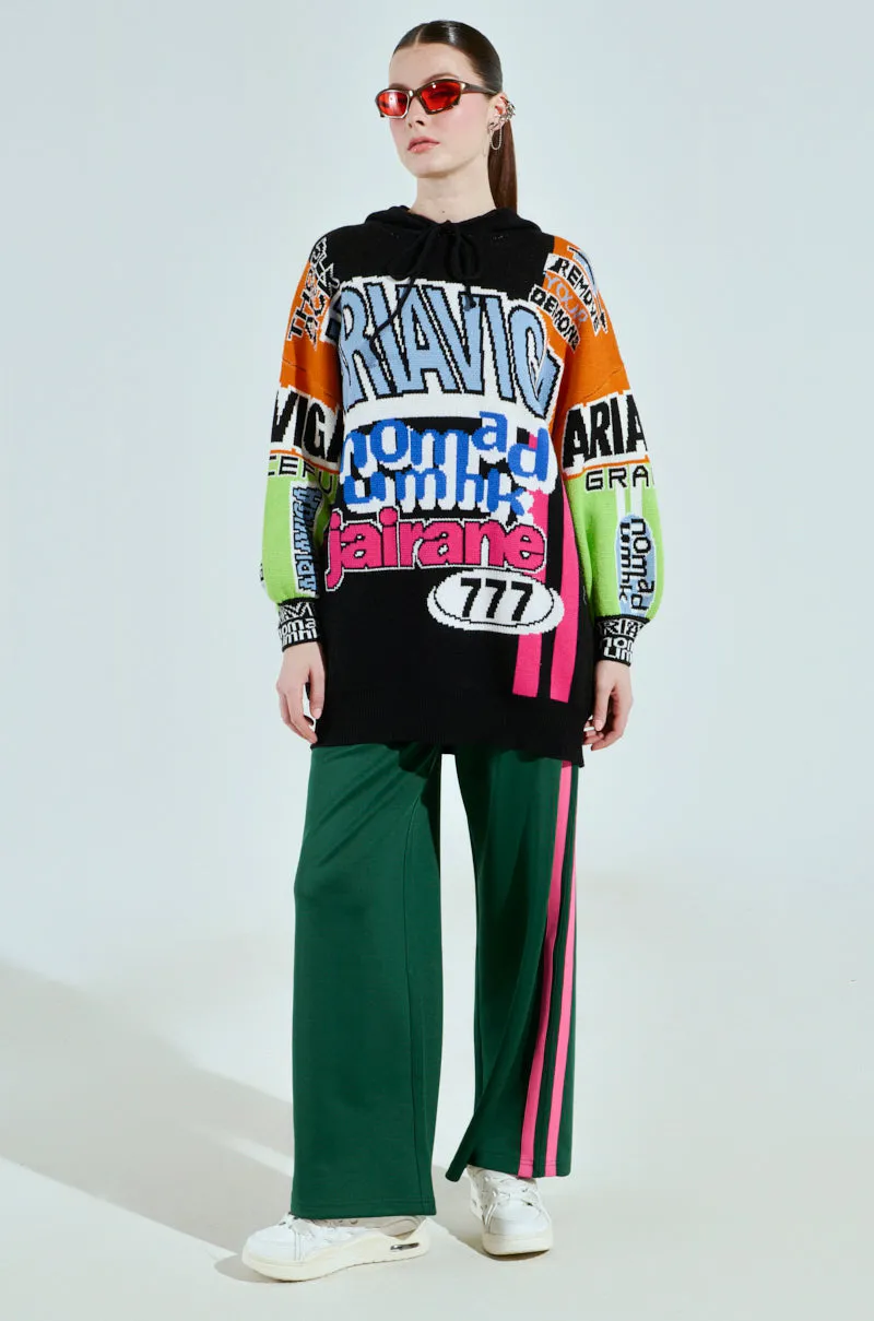 JOYRIDE GRAPHIC HOODED SWEATER