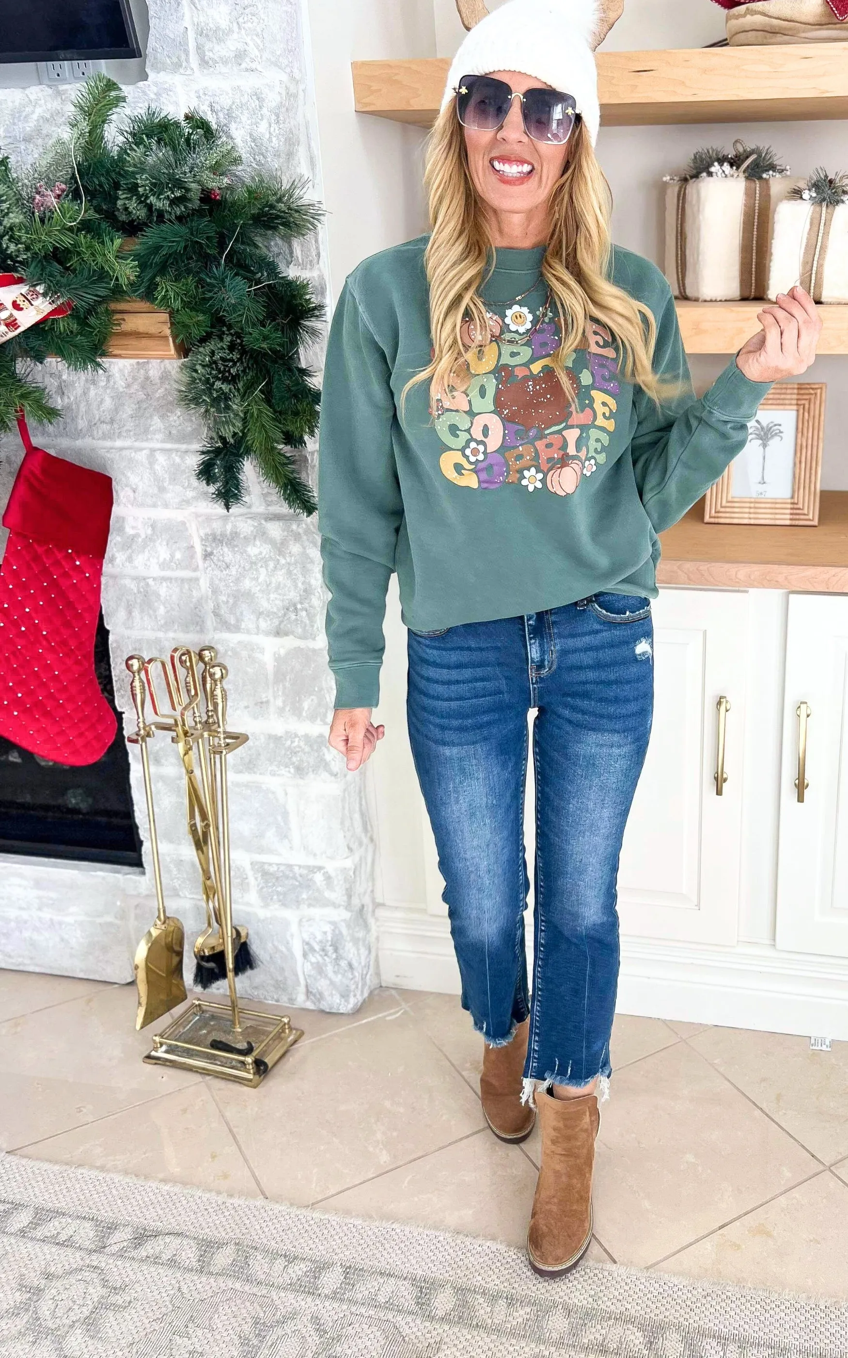 Kick Crop Flare Denim Jeans | Zenana
