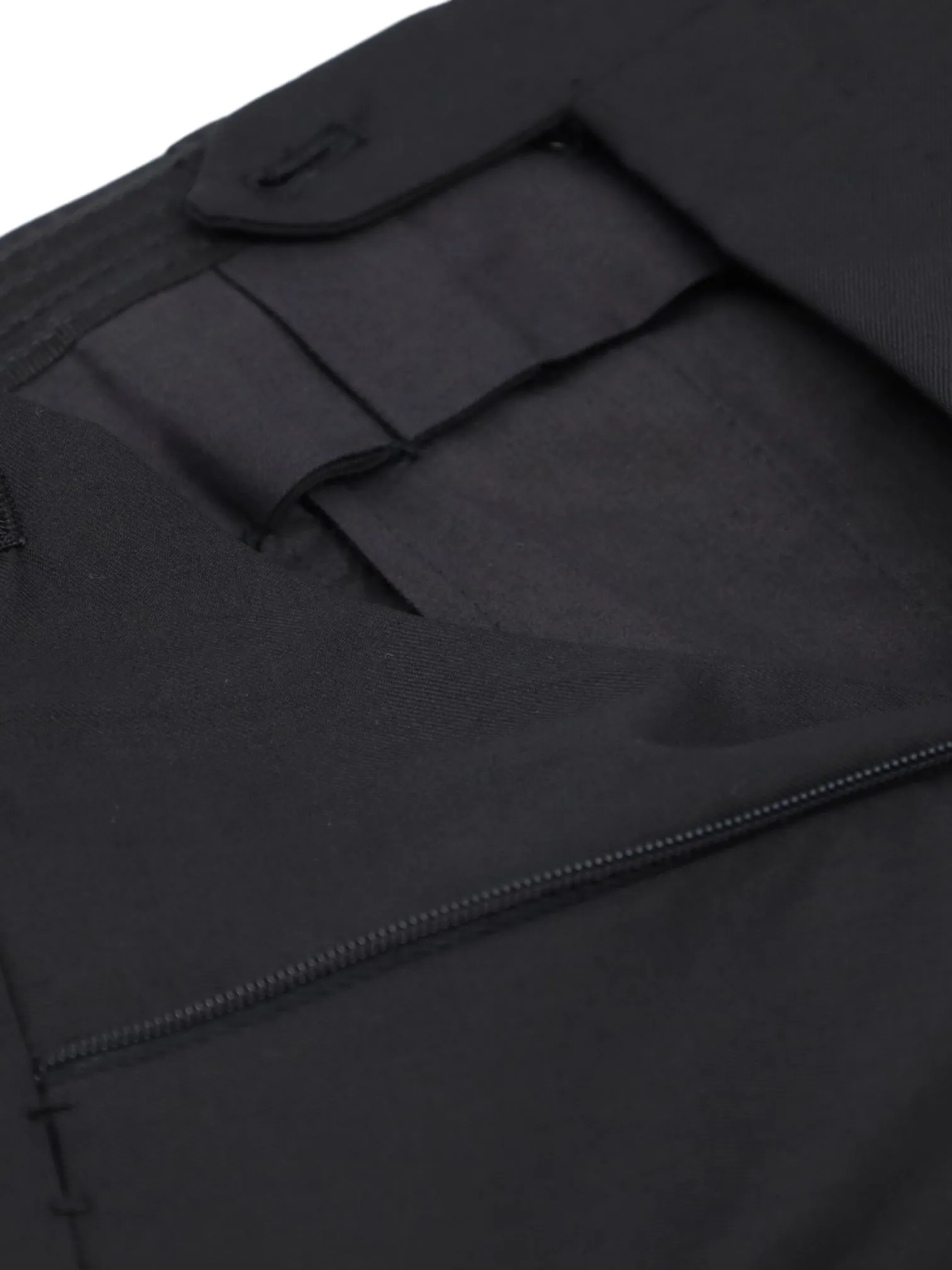 Kiton Black Classic Tuxedo Trousers