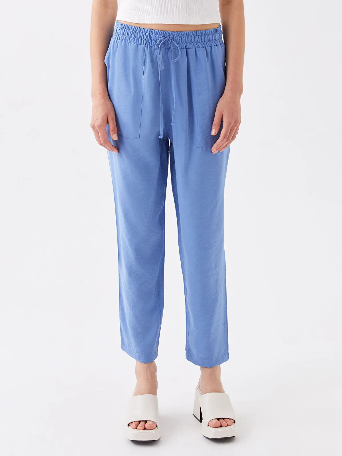 LCW Casual Blue Trousers