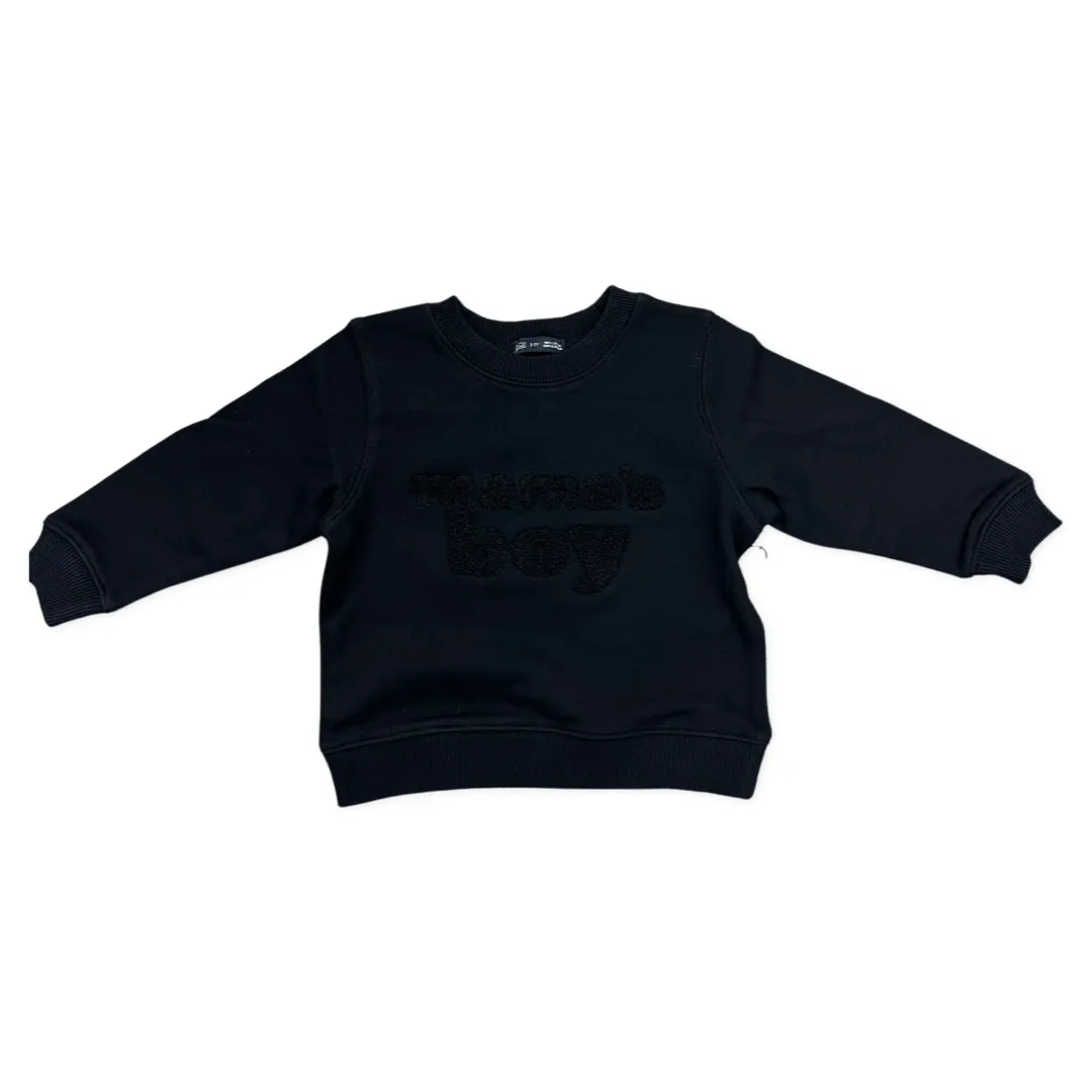Le La Lo Mama's Boy Chenille Sweatshirt - Mini
