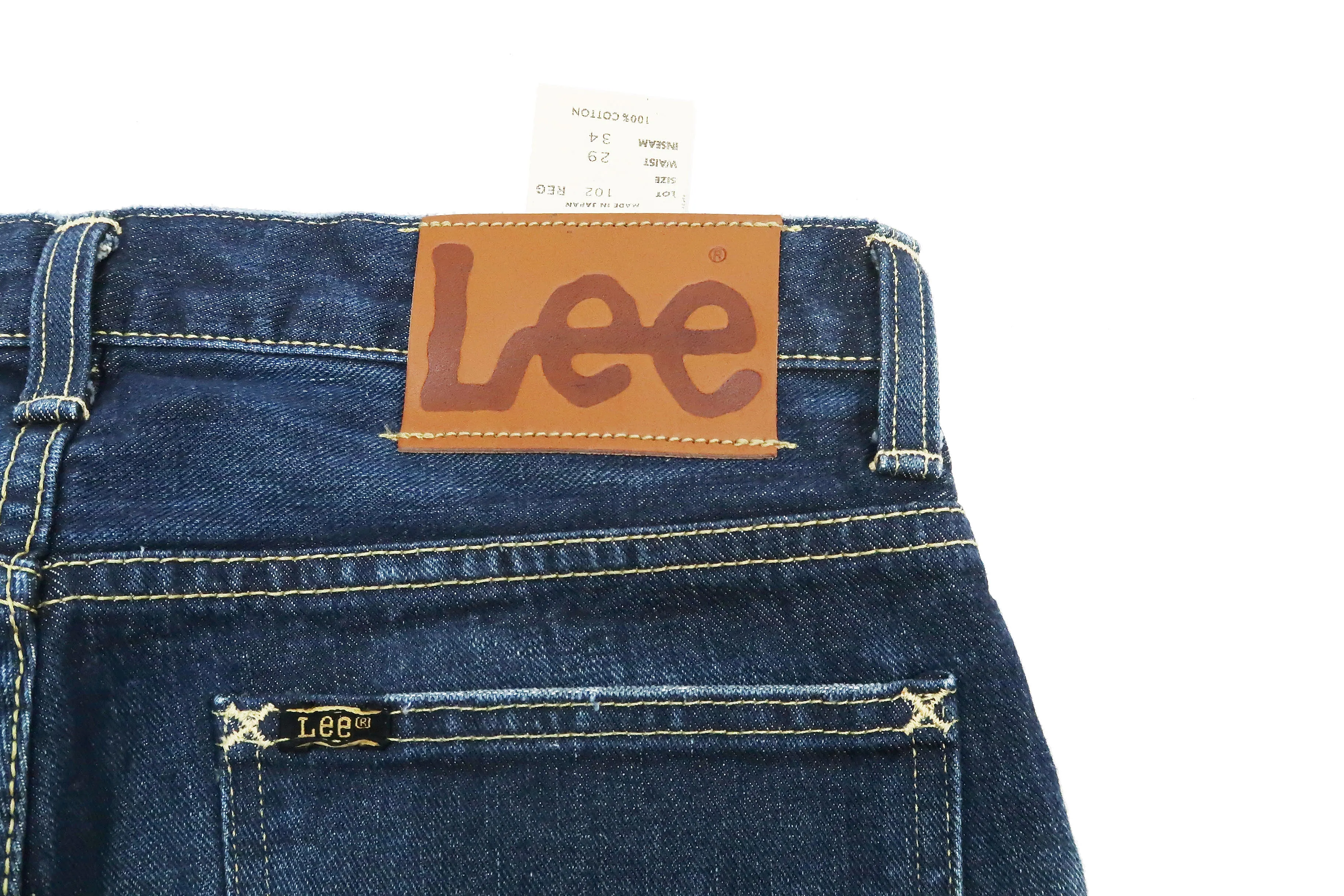 Lee Bootcut Jeans 102 LM8102 Men's Regular Fit Boot Cut Jean LM8102-526 Non-stretch Pre-Faded Blue Indigo Denim