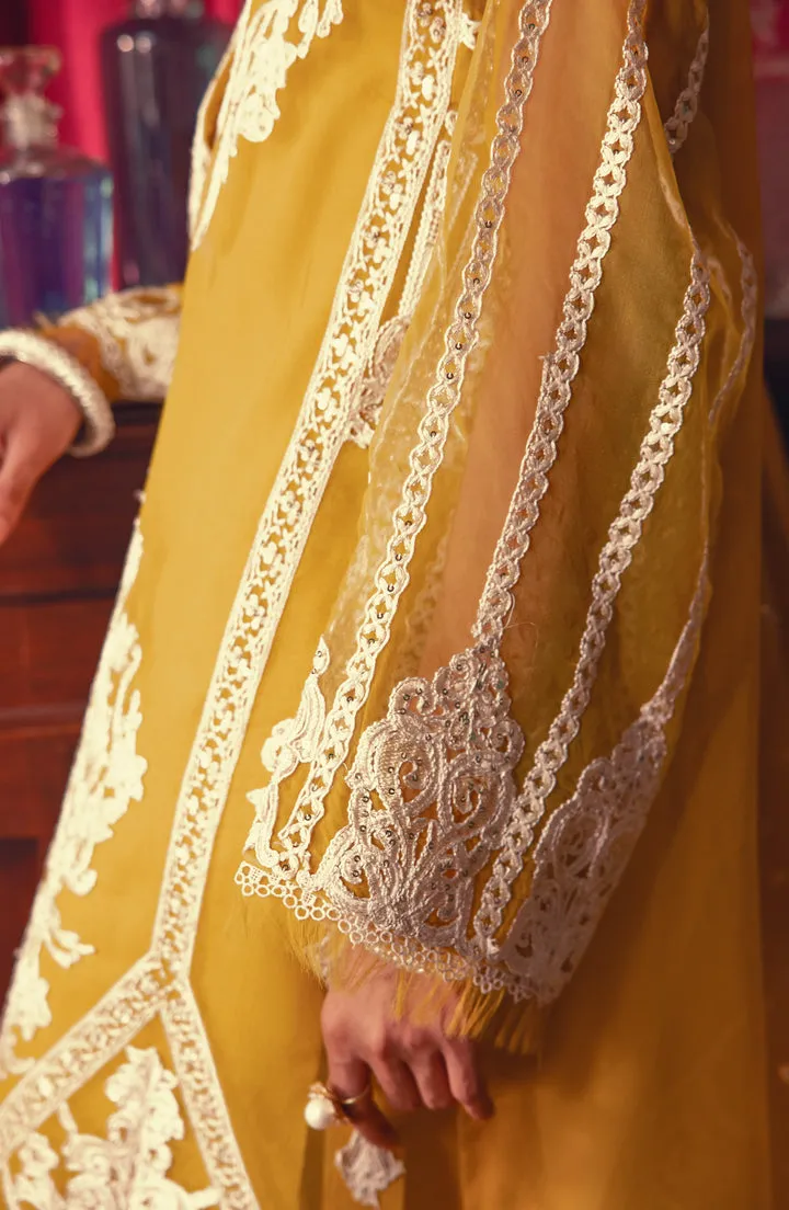 Lemon Yellow Embroidered Pakistani Salwar Kameez Dupatta Salwar Suit