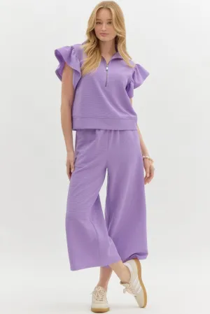 Lilac Textured Set