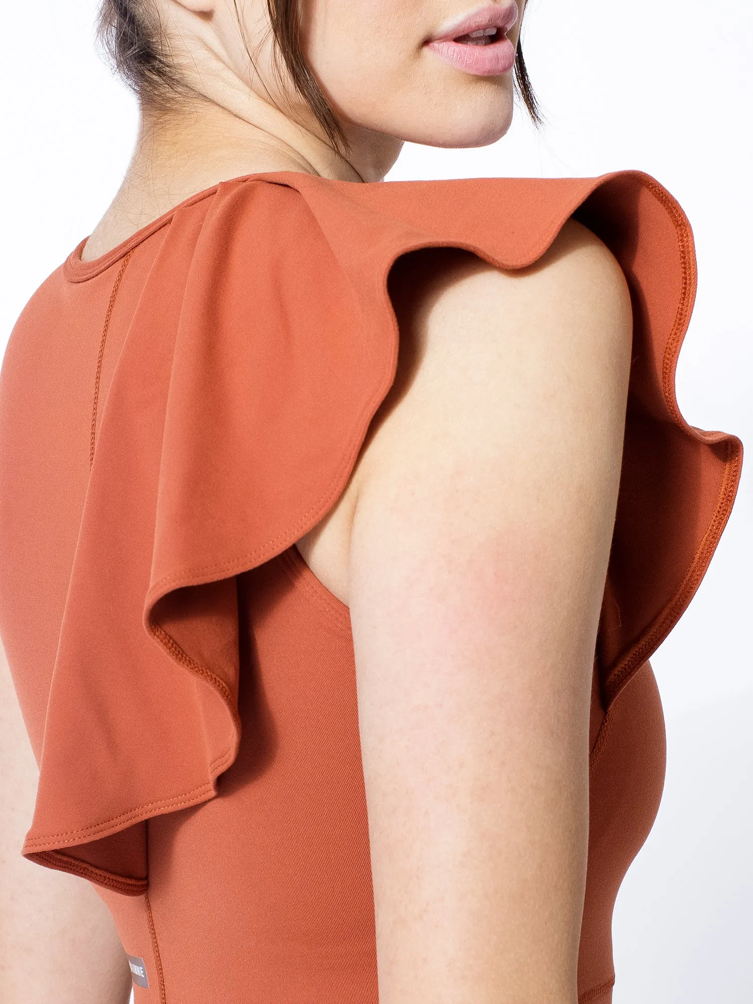 LILY CROPPED TOP, MAPLE