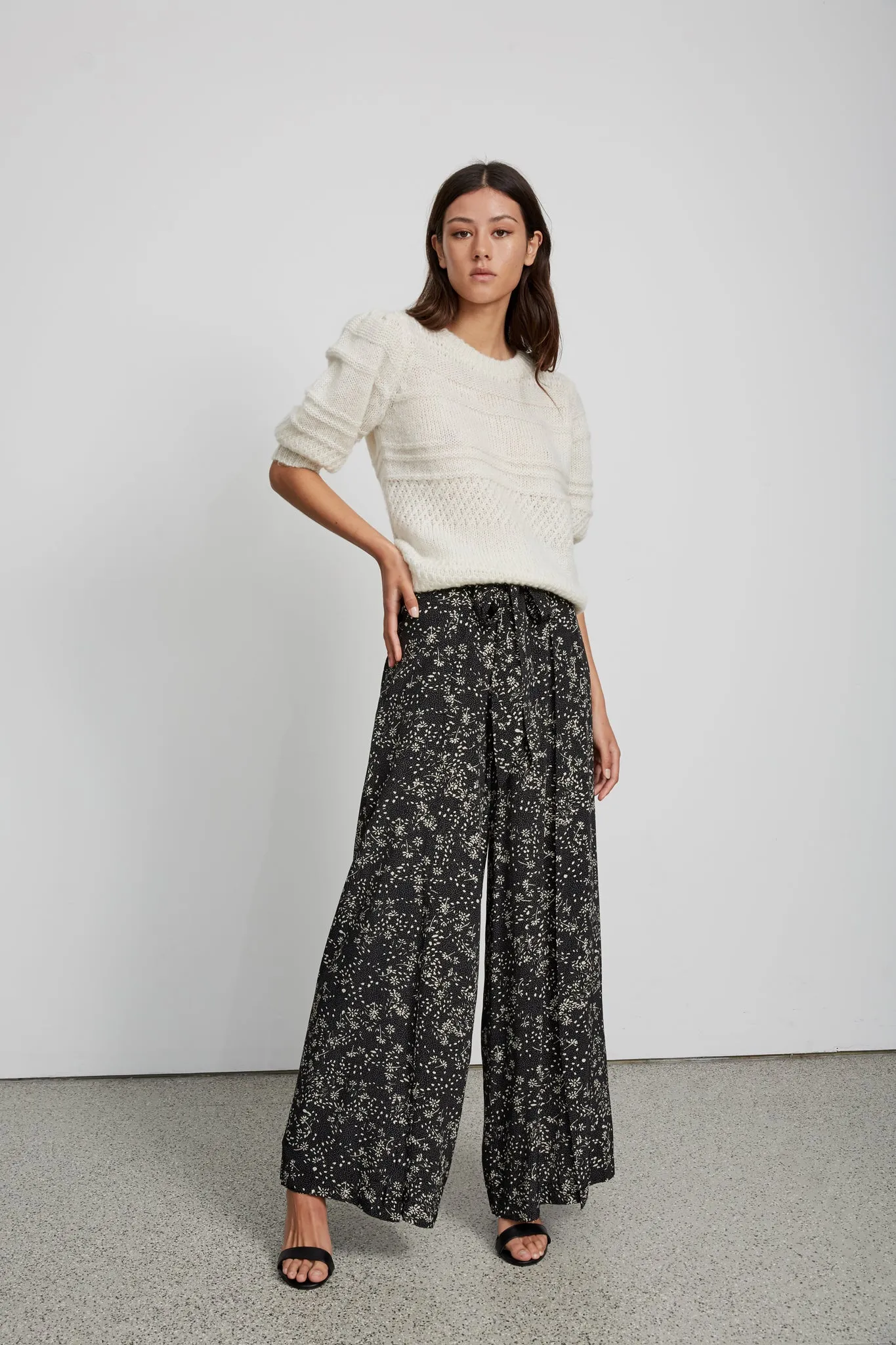 Little Lies Ava Knitted Top (Cream)