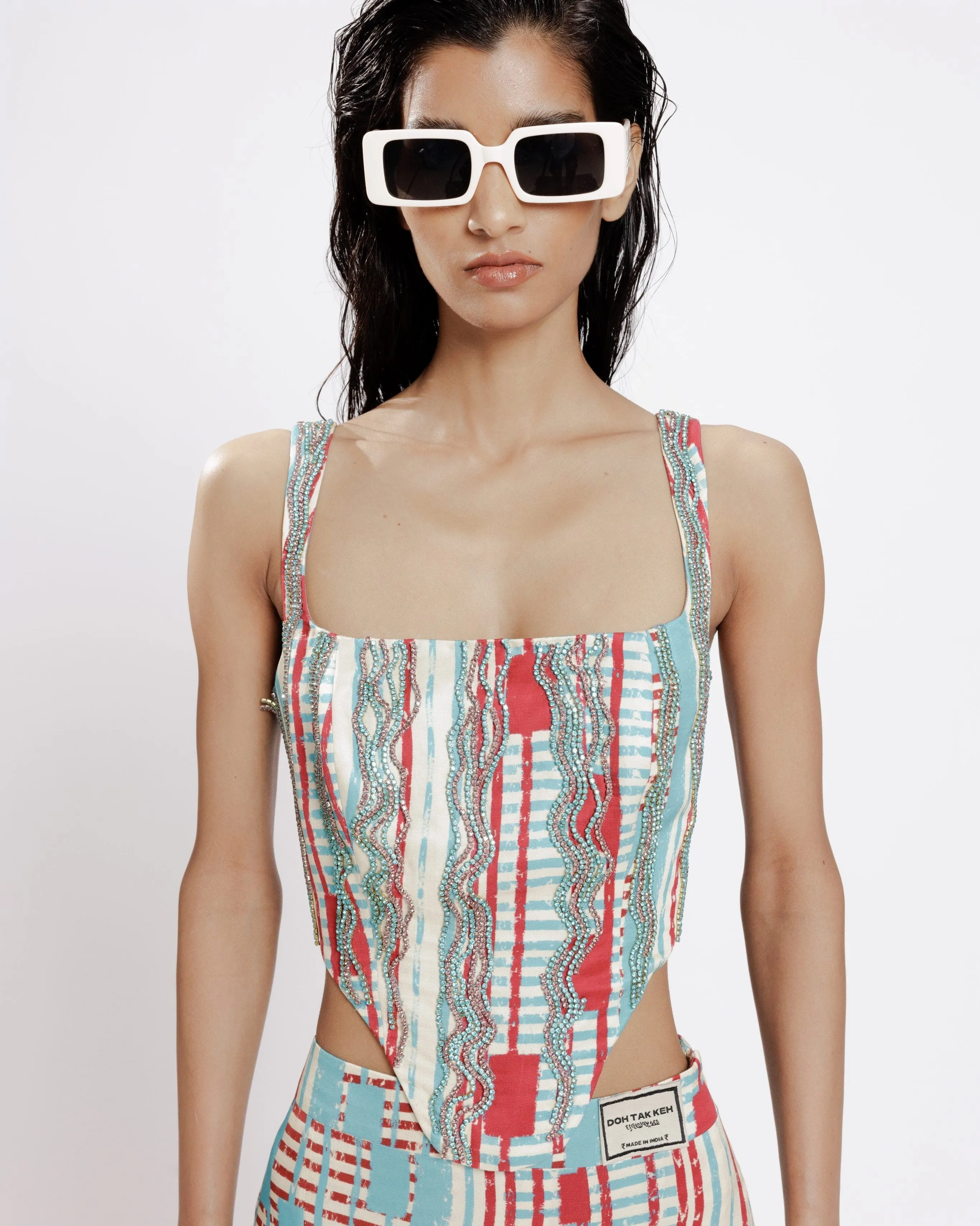 Local Shocal Embroidered Corset