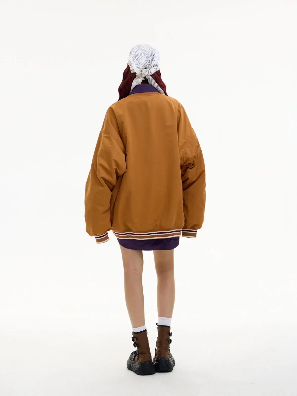 LOGO Embroidered Retro Sports Sweater