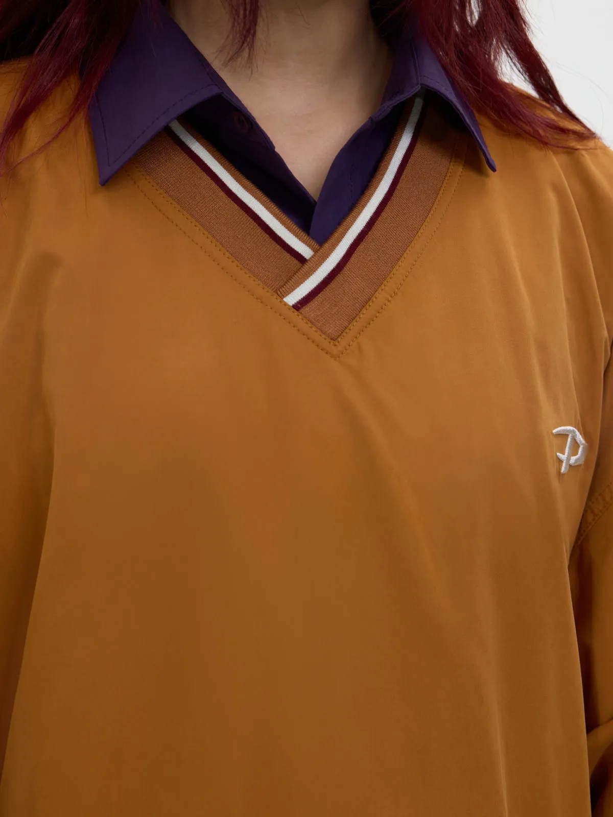 LOGO Embroidered Retro Sports Sweater