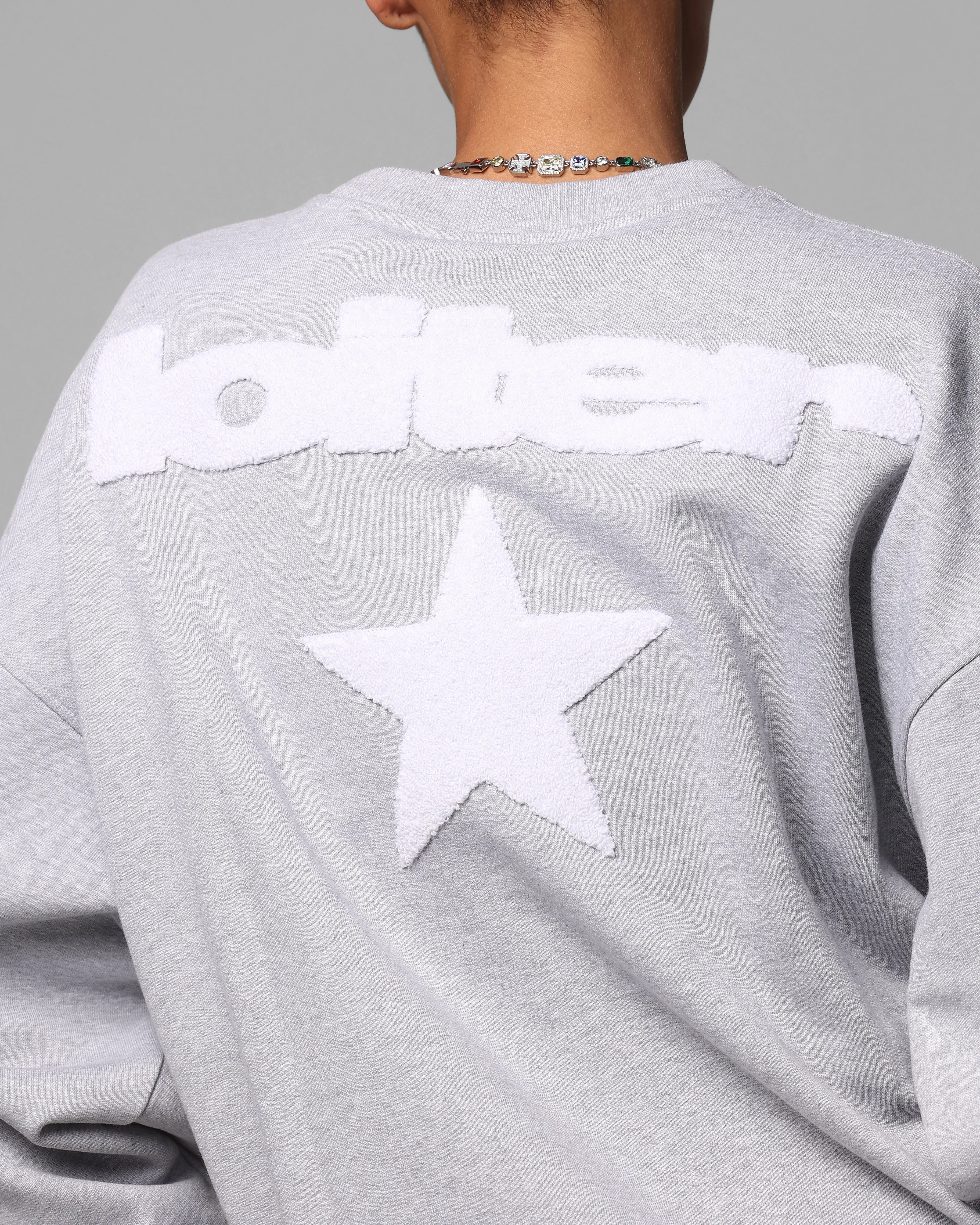Loiter Premium Essentials Crewneck Grey Marle