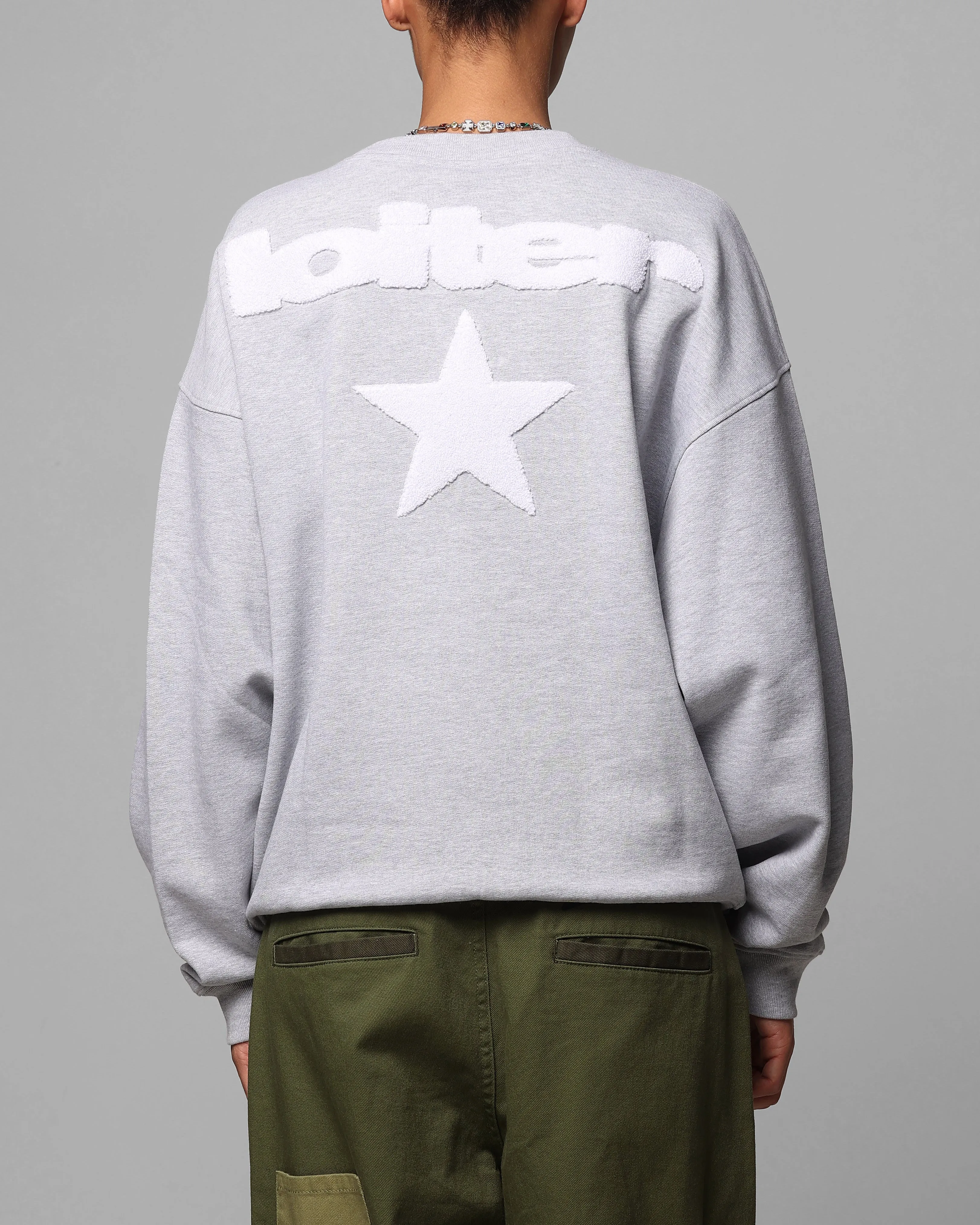 Loiter Premium Essentials Crewneck Grey Marle