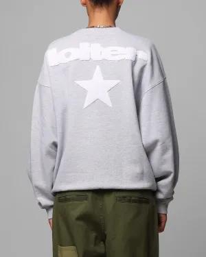 Loiter Premium Essentials Crewneck Grey Marle