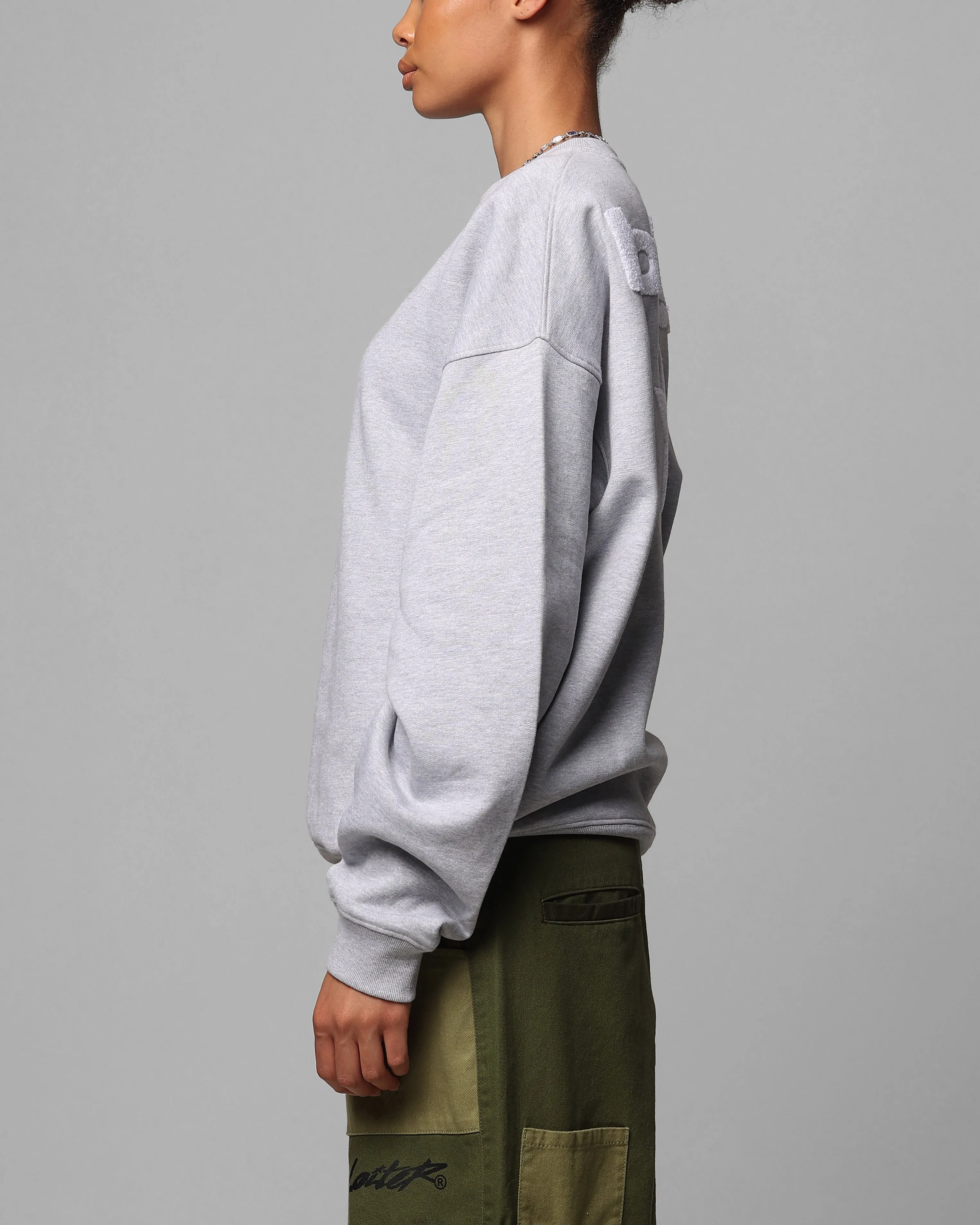 Loiter Premium Essentials Crewneck Grey Marle