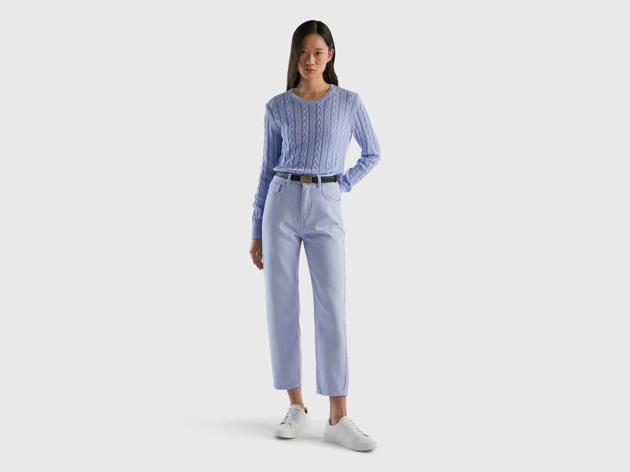 LONG MOM FIT TROUSERS