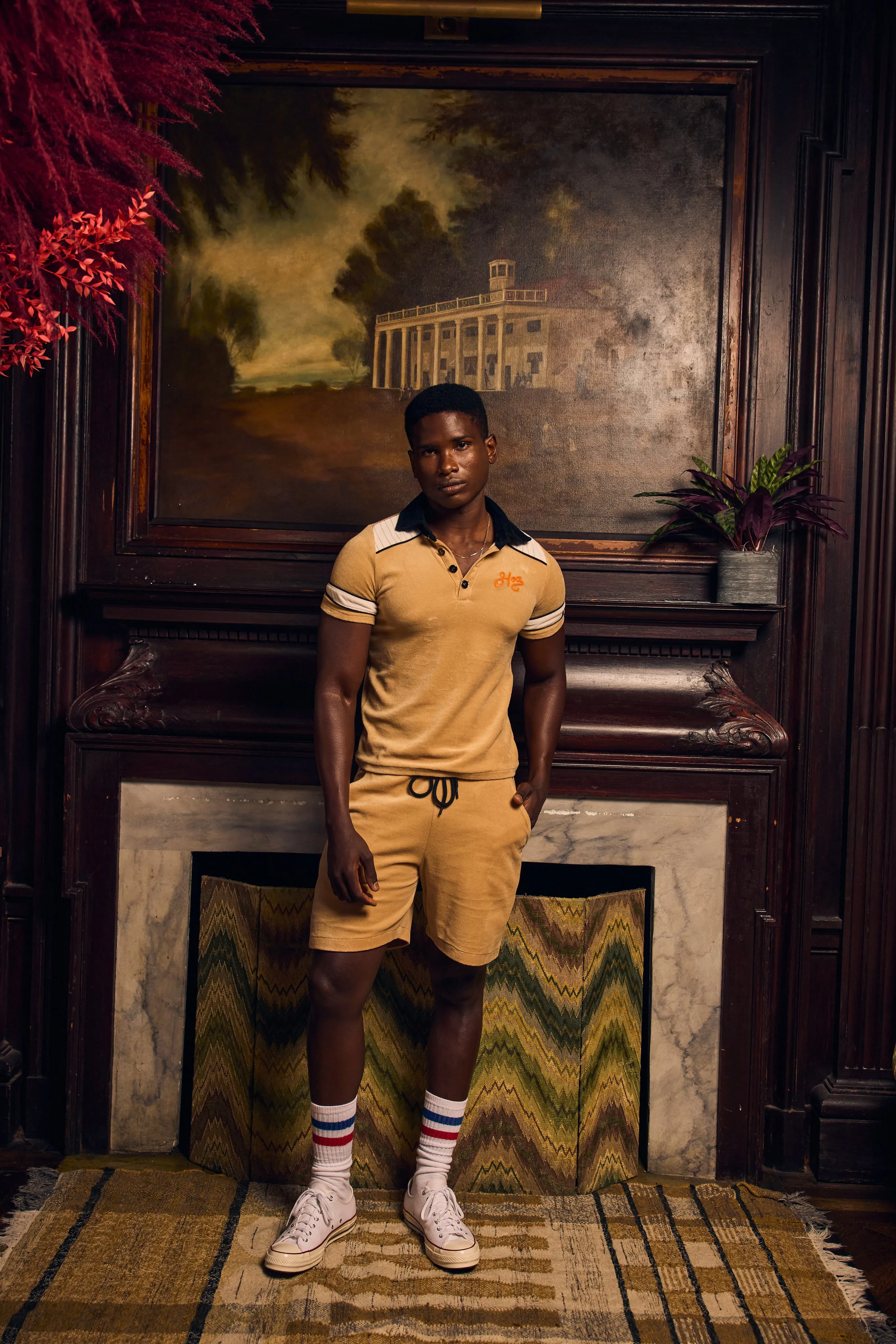 Louie Terry Collared Polo Top - Pre Order