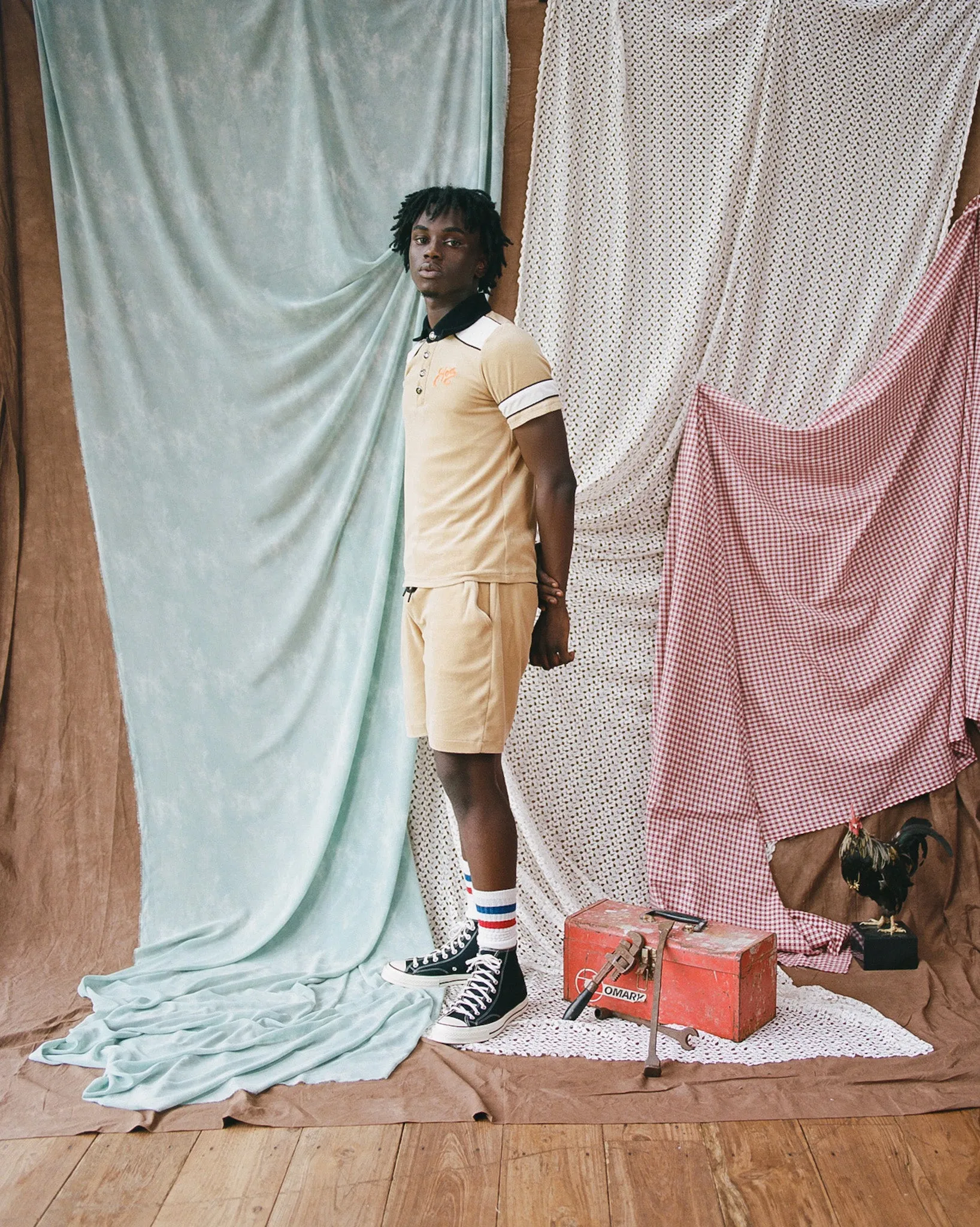 Louie Terry Collared Polo Top - Pre Order