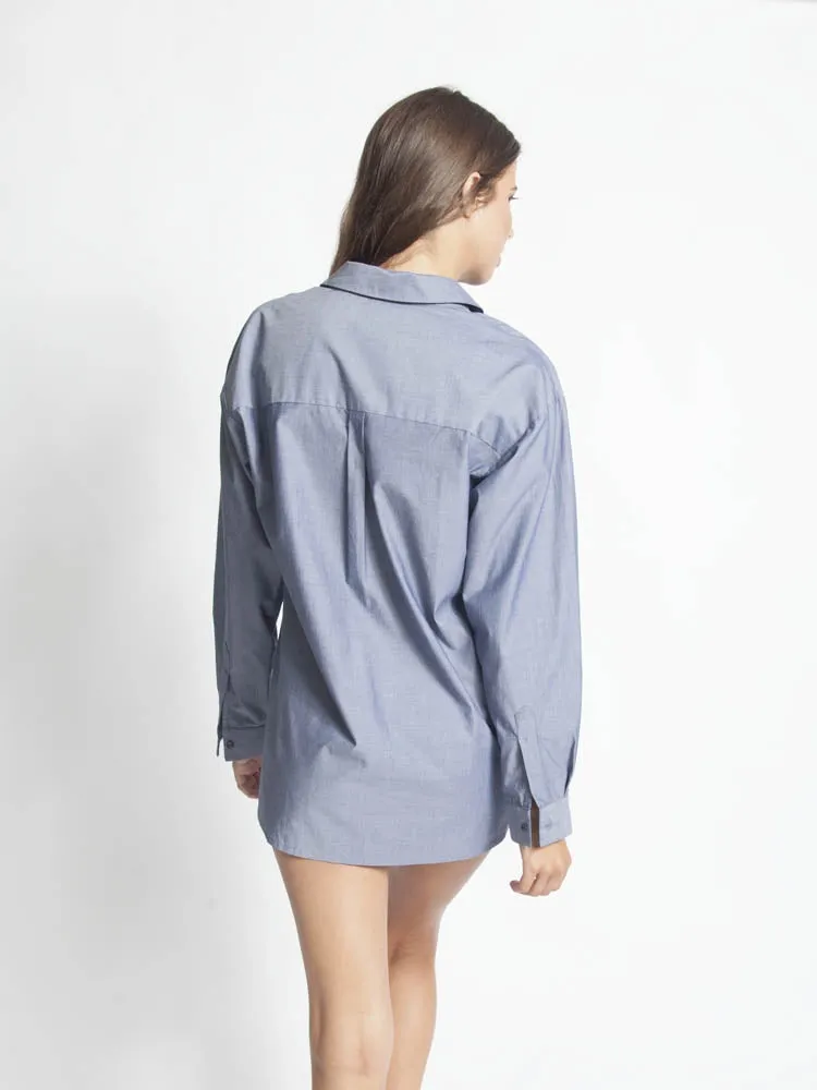 Love & Lustre London Cotton Long Sleeve PJ Top