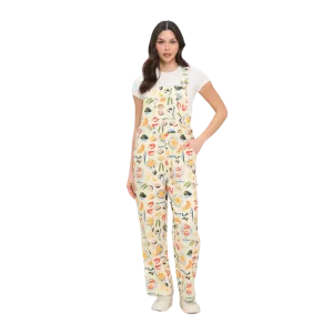Mediterranean Delights Print Overalls