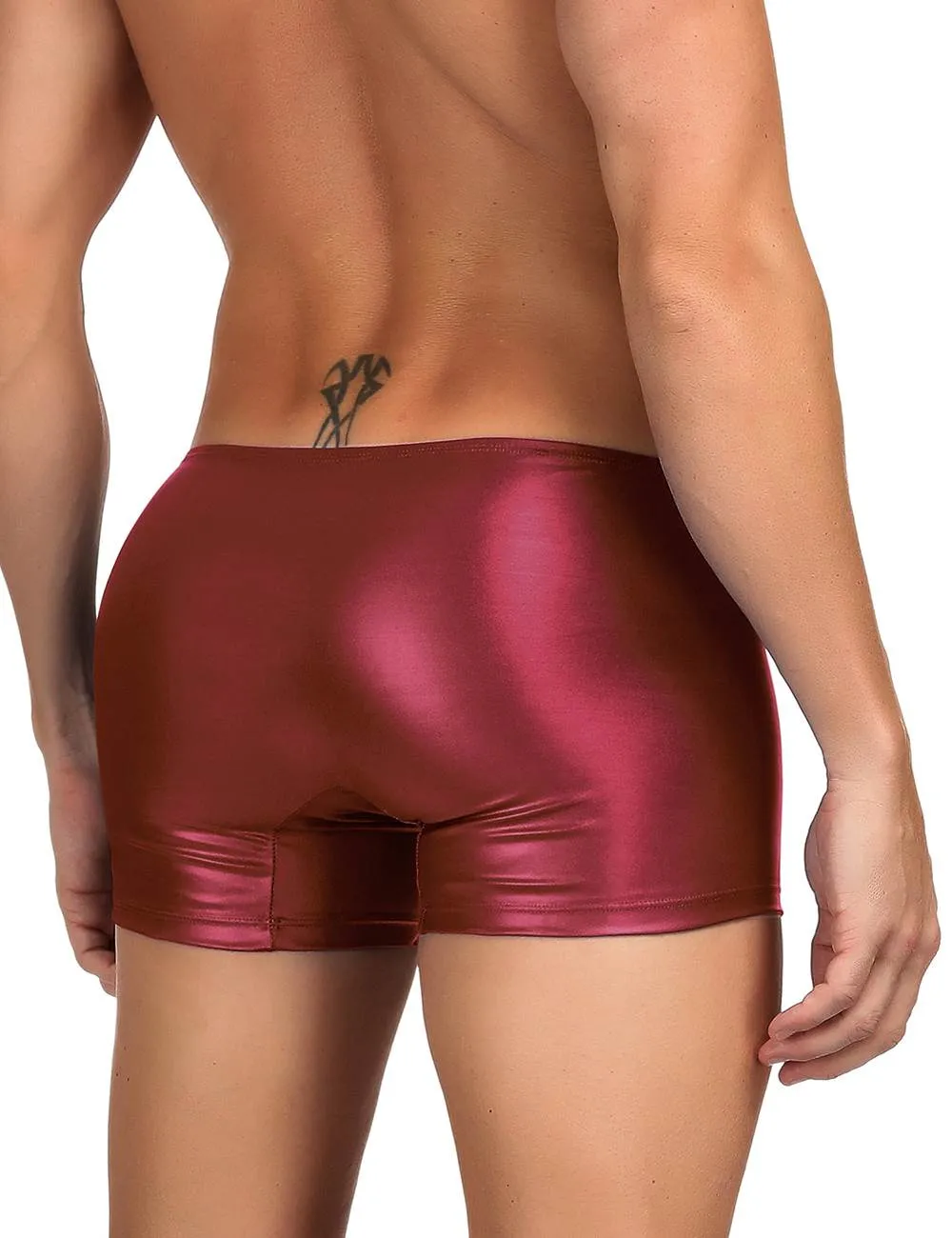 Men‘s Leather Pants With Exposed Hips With Farawlaya