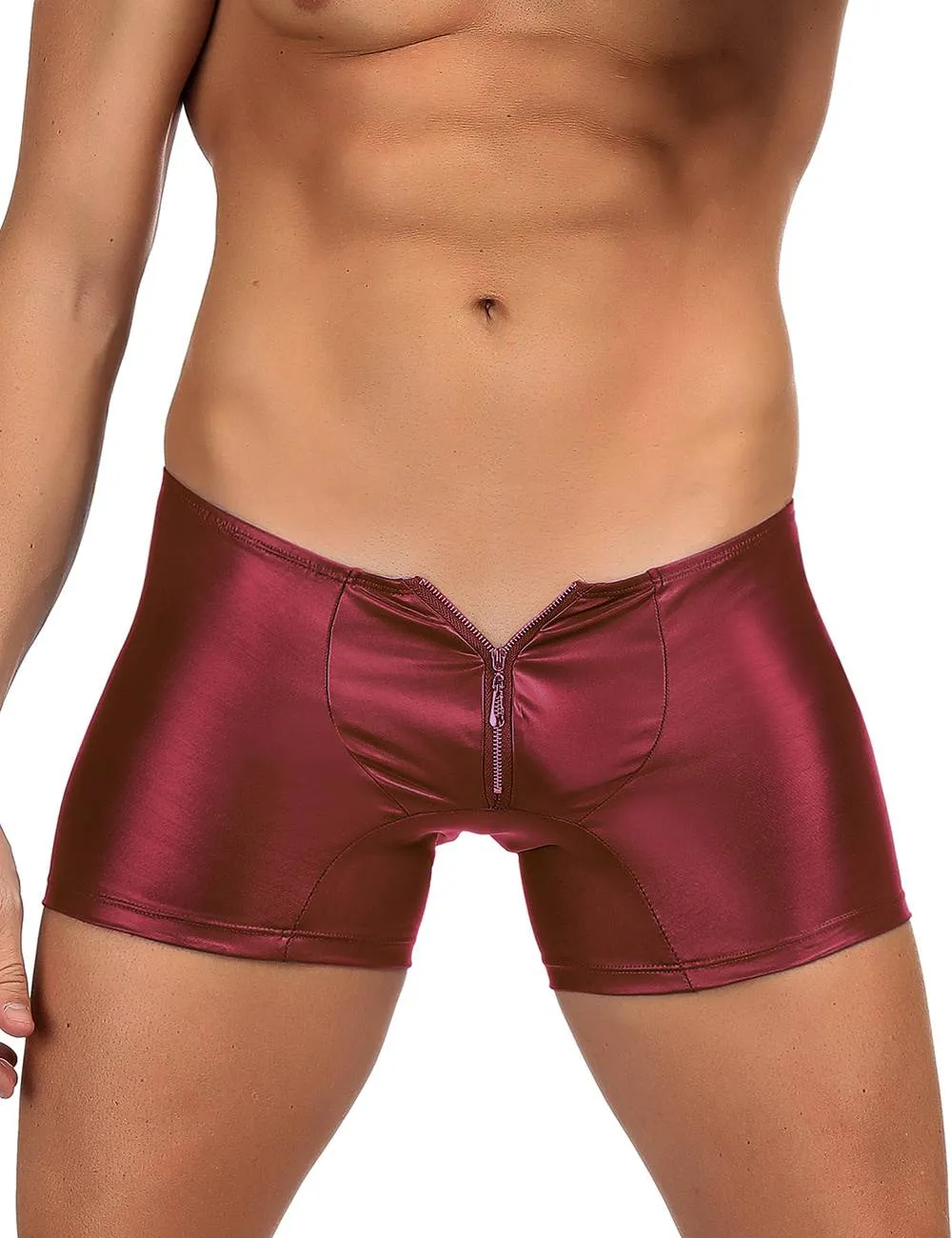 Men‘s Leather Pants With Exposed Hips With Farawlaya