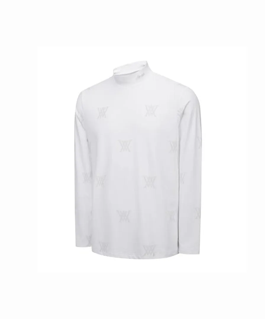 Men's Monogram Logo Baselayer - Off-White
